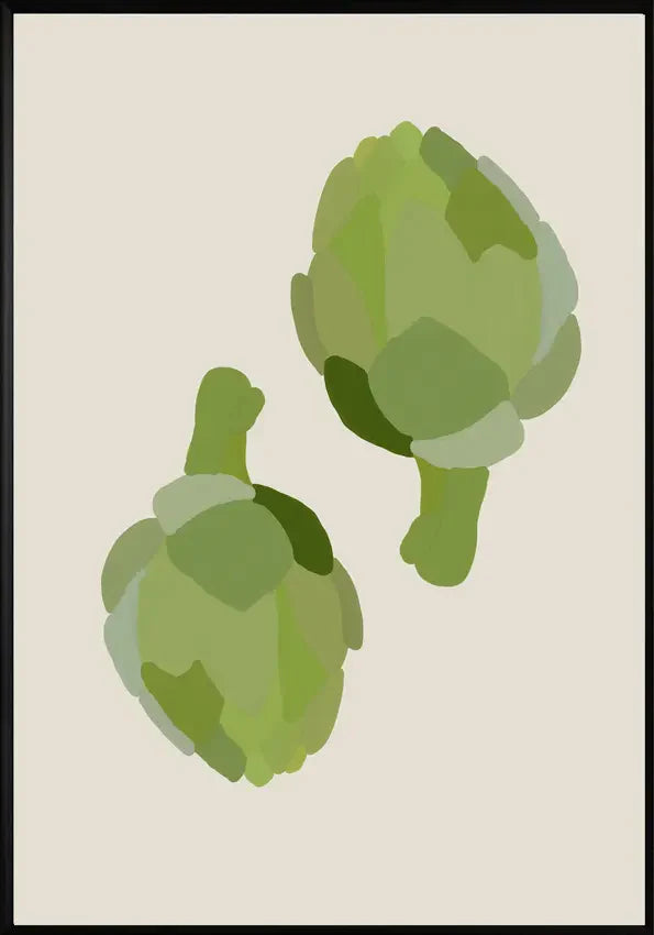 Абстрактен Артишок Постер - Рисунки.бг