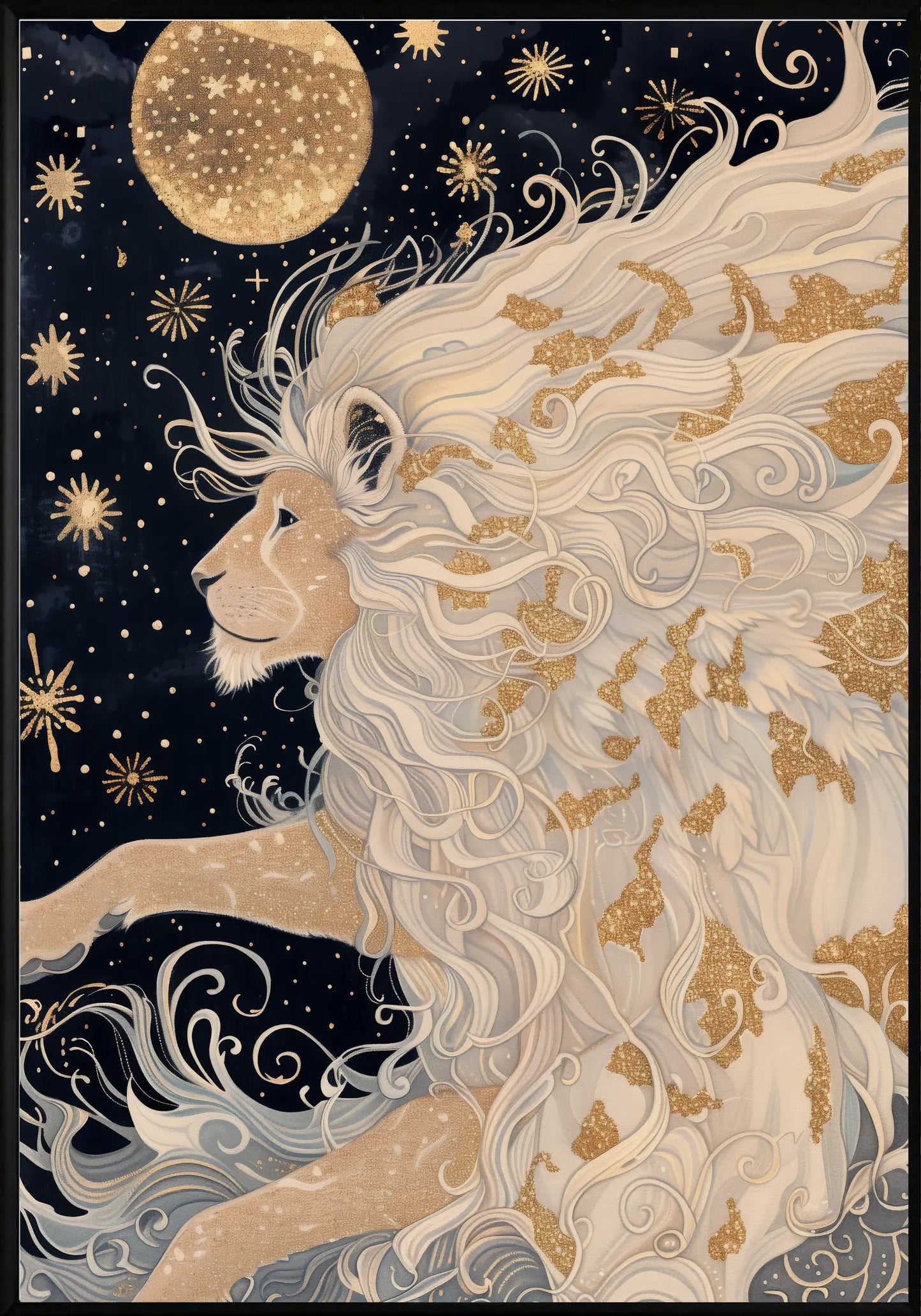 Астрален Лъв Постер - Рисунки.бг