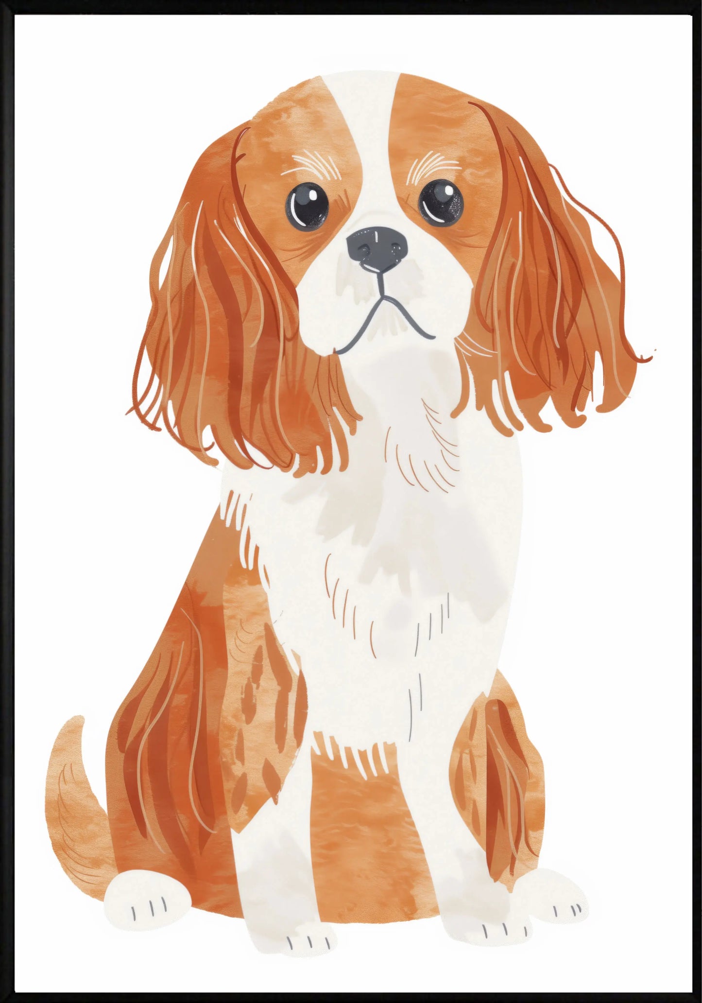 Кавалер кинг чарлс постер - Рисунки.бг