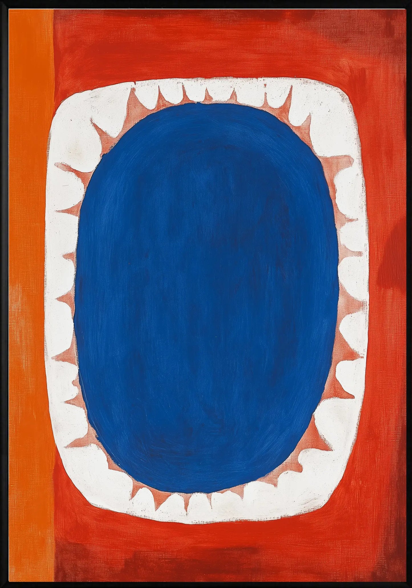 Червен Отпечатък Постер - Рисунки.бг