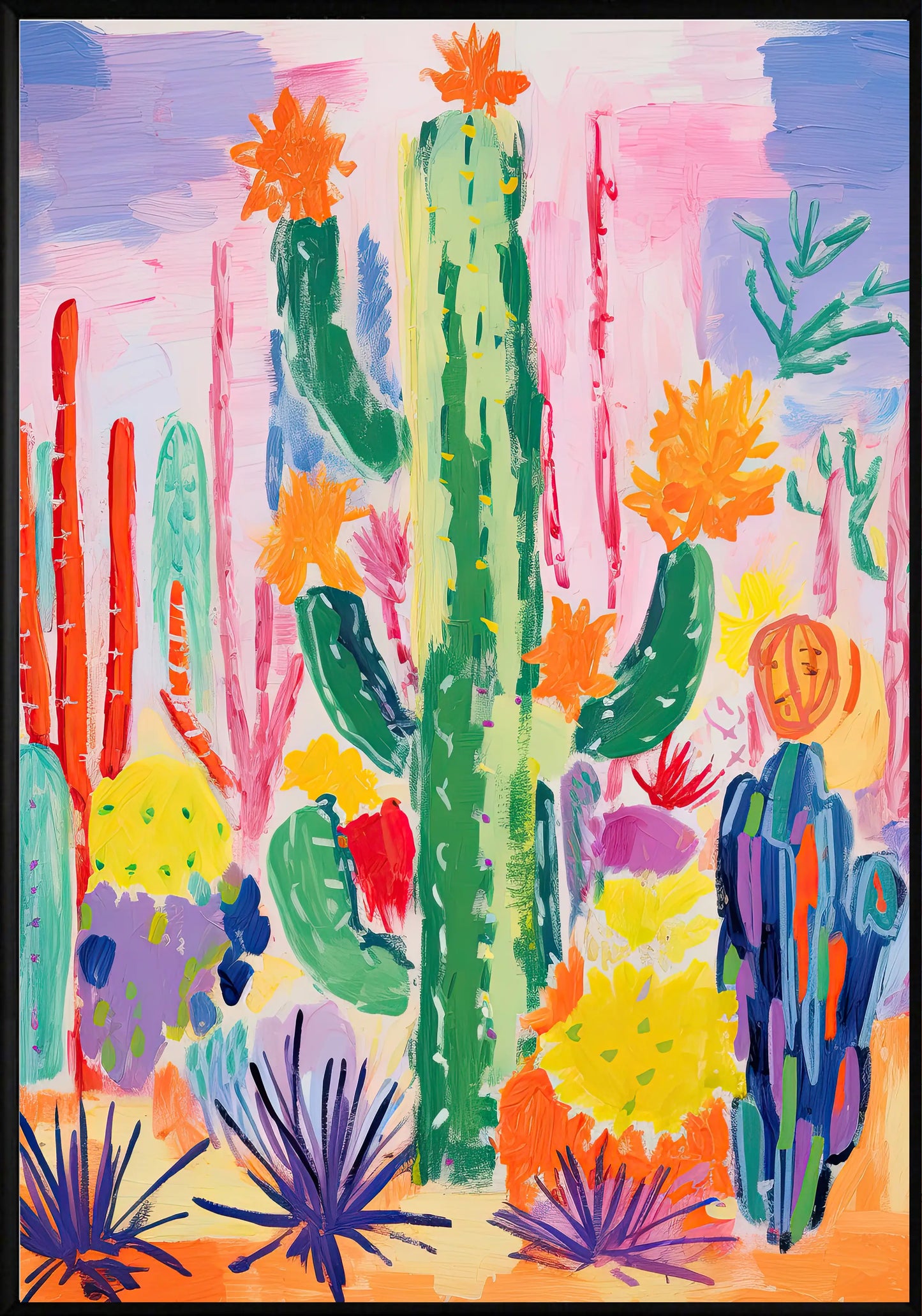 Цветен Оазис Постер - Рисунки.бг