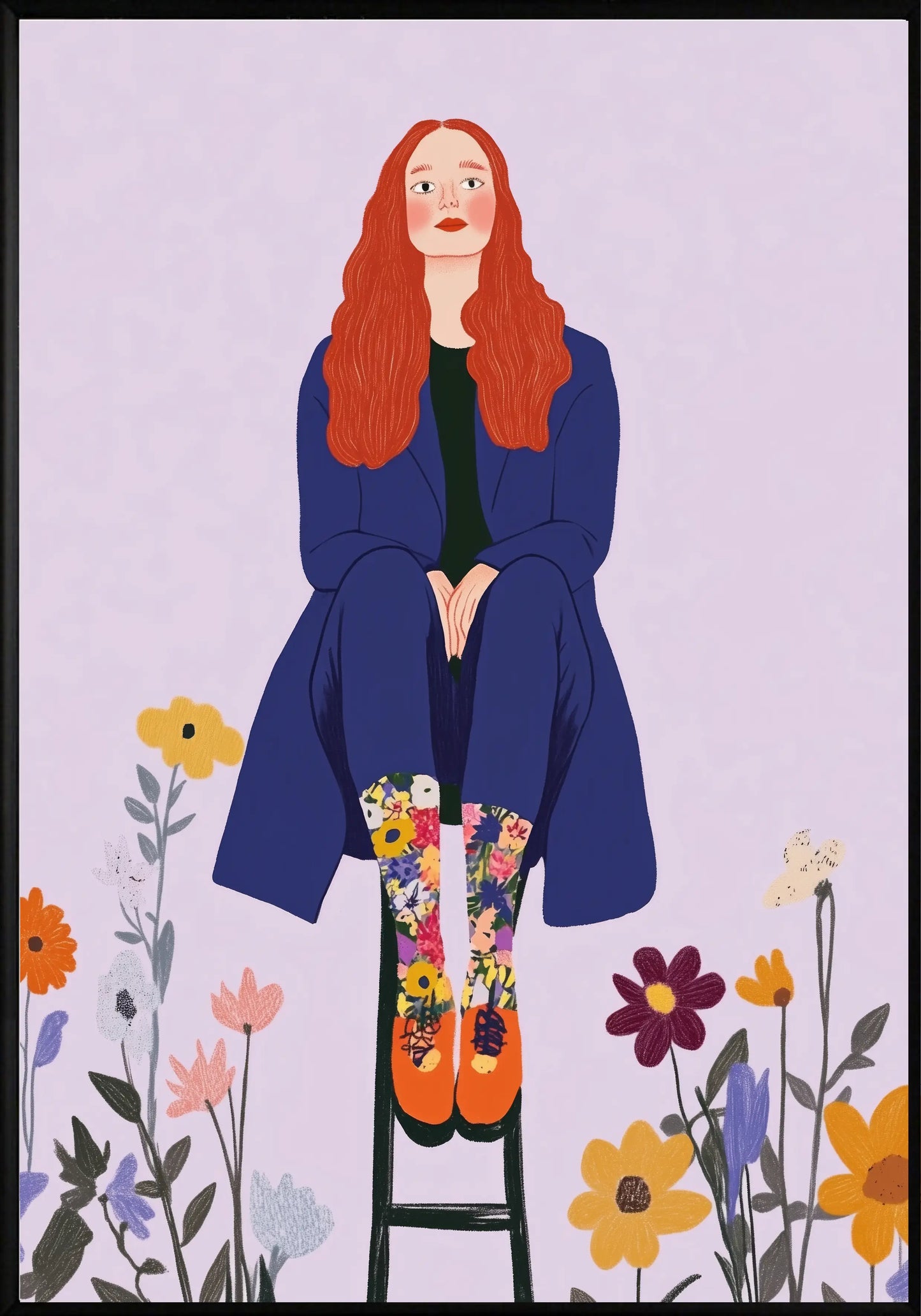 Цветни Чорапи Постер - Рисунки.бг