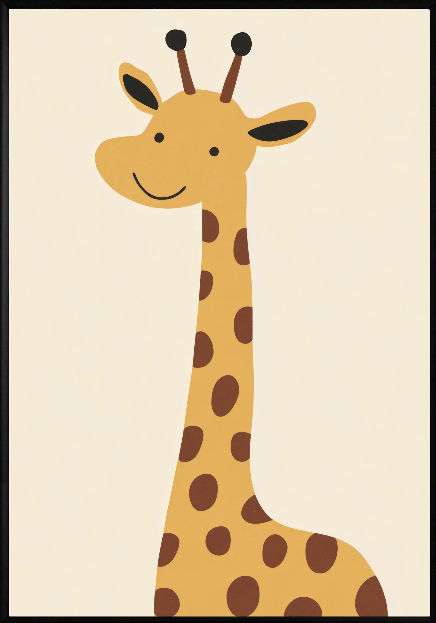 Жираф на точки постер - Рисунки.бг