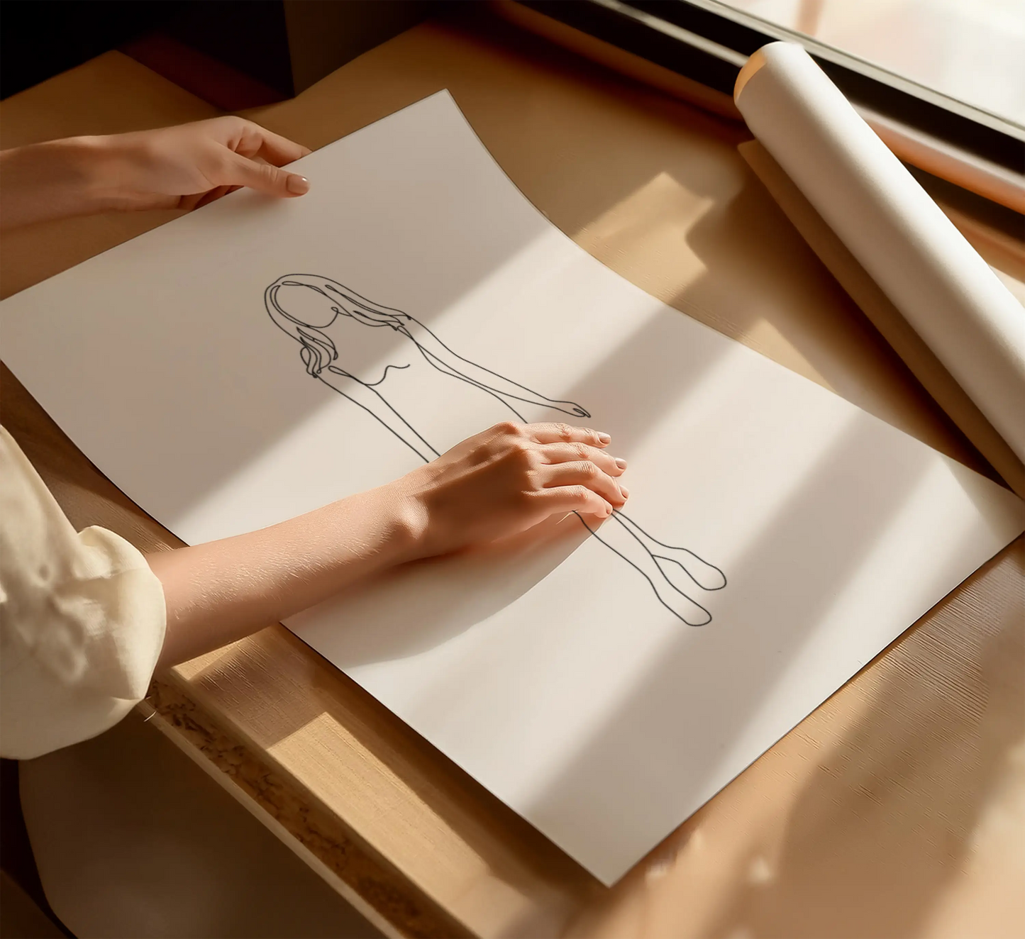 Женска Фигура №2 Постер - Рисунки.бг