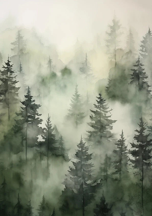 Горска Мъгла Постер - Рисунки.бг