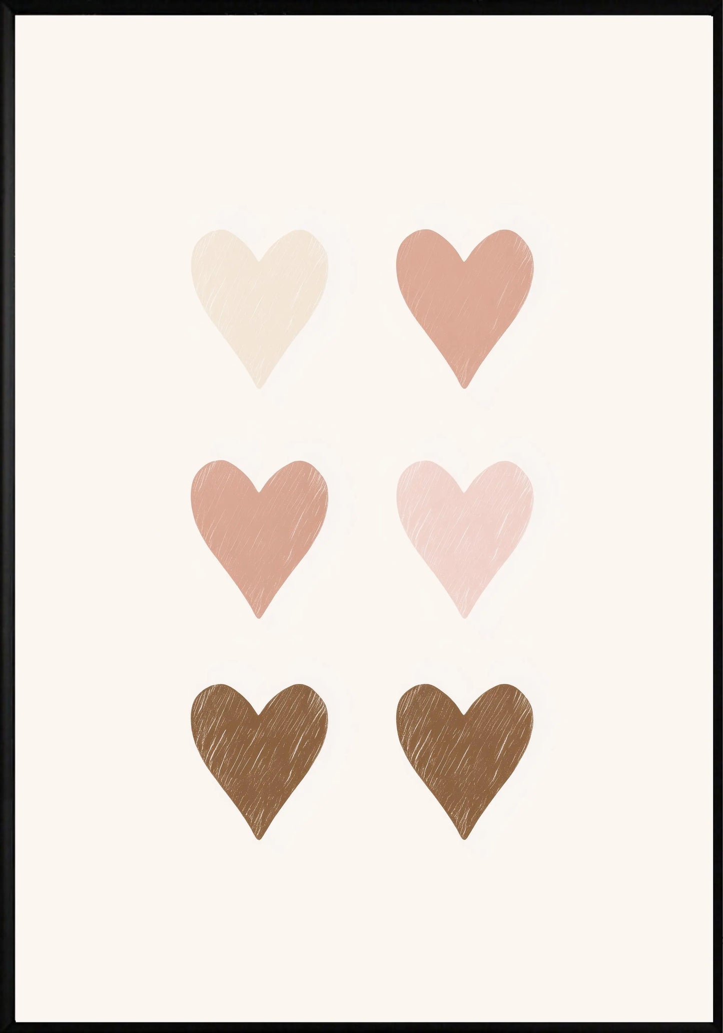 Сърца постер - Рисунки.бг