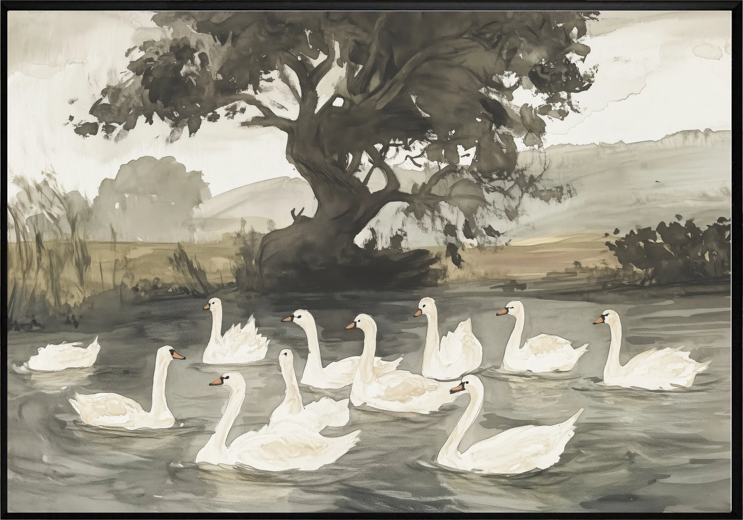 Ято Лебеди Постер - Рисунки.бг