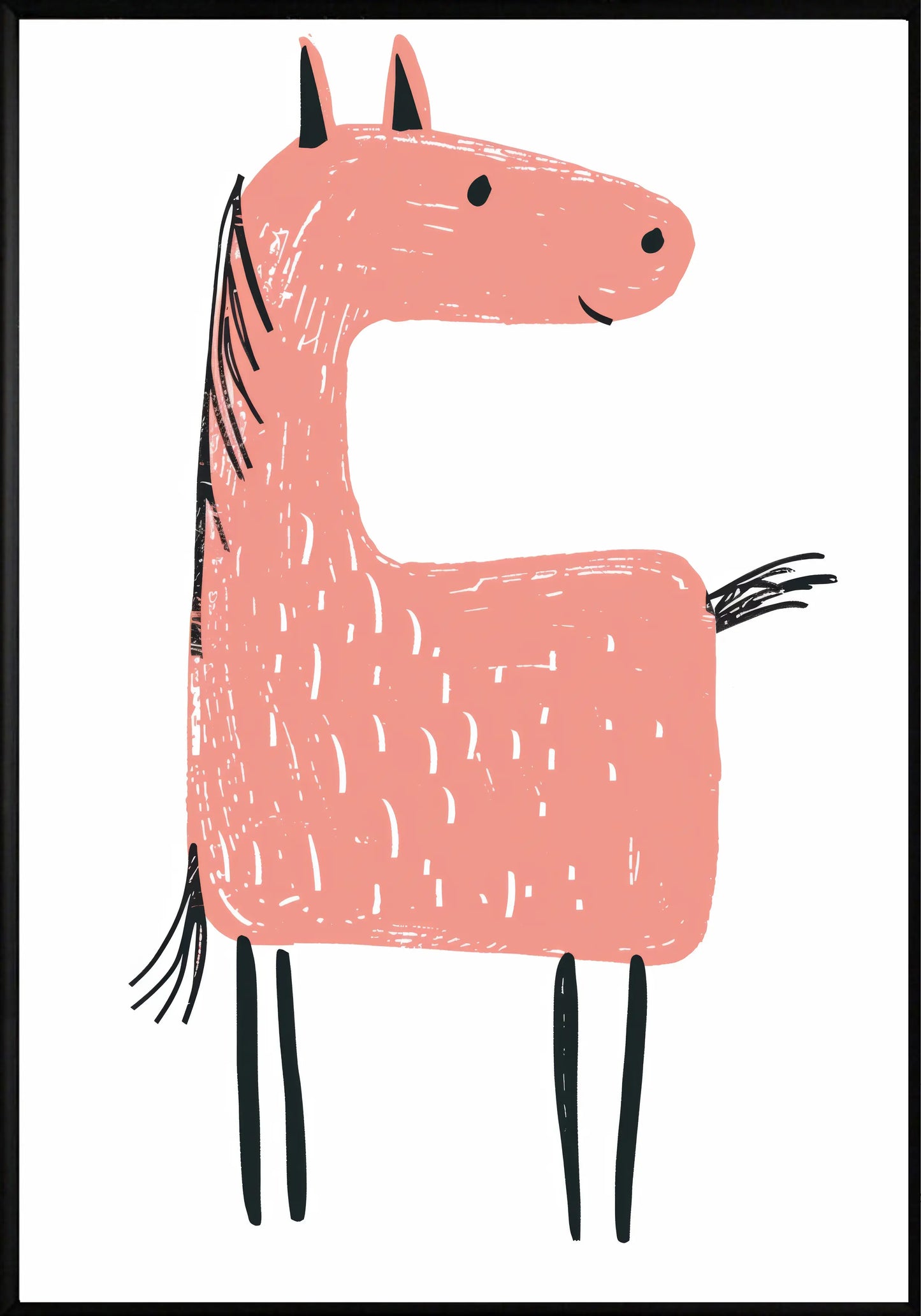 Играещ Кон Постер - Рисунки.бг