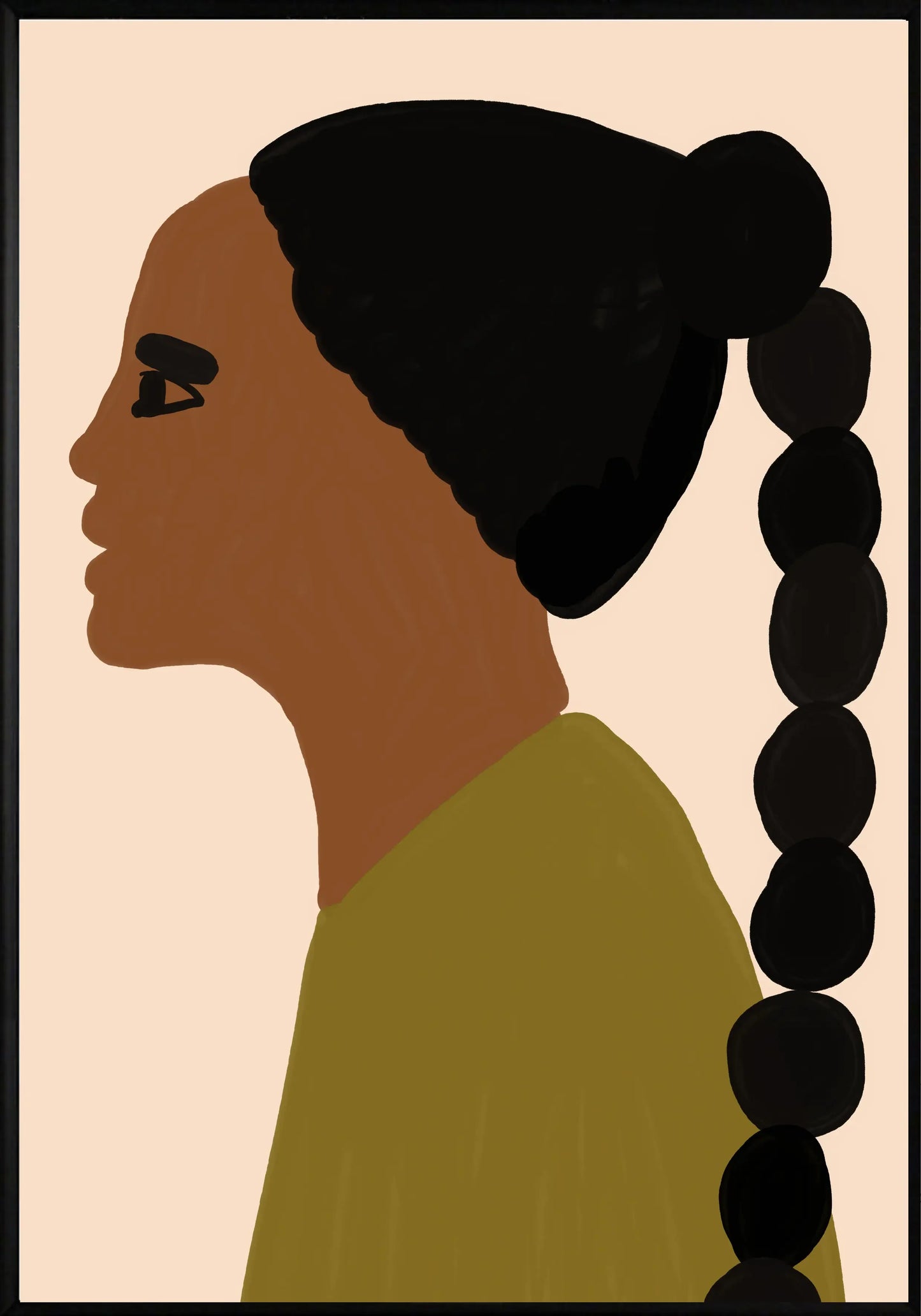 Женски Профил Постер - Рисунки.бг