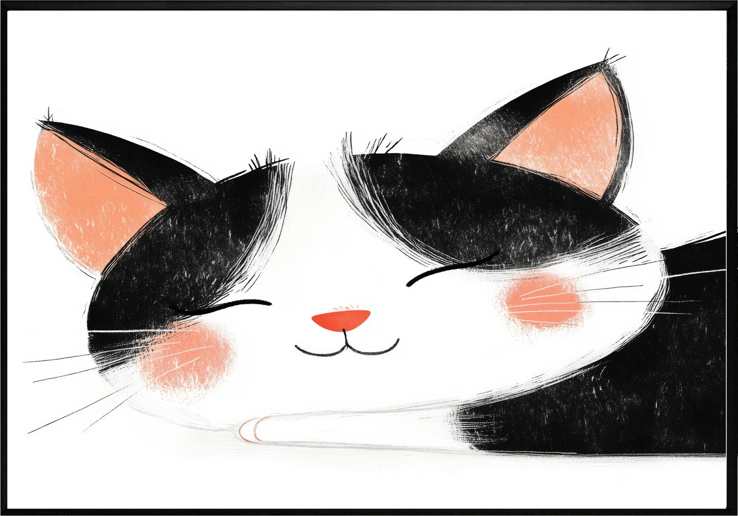 Котенце постер - Рисунки.бг