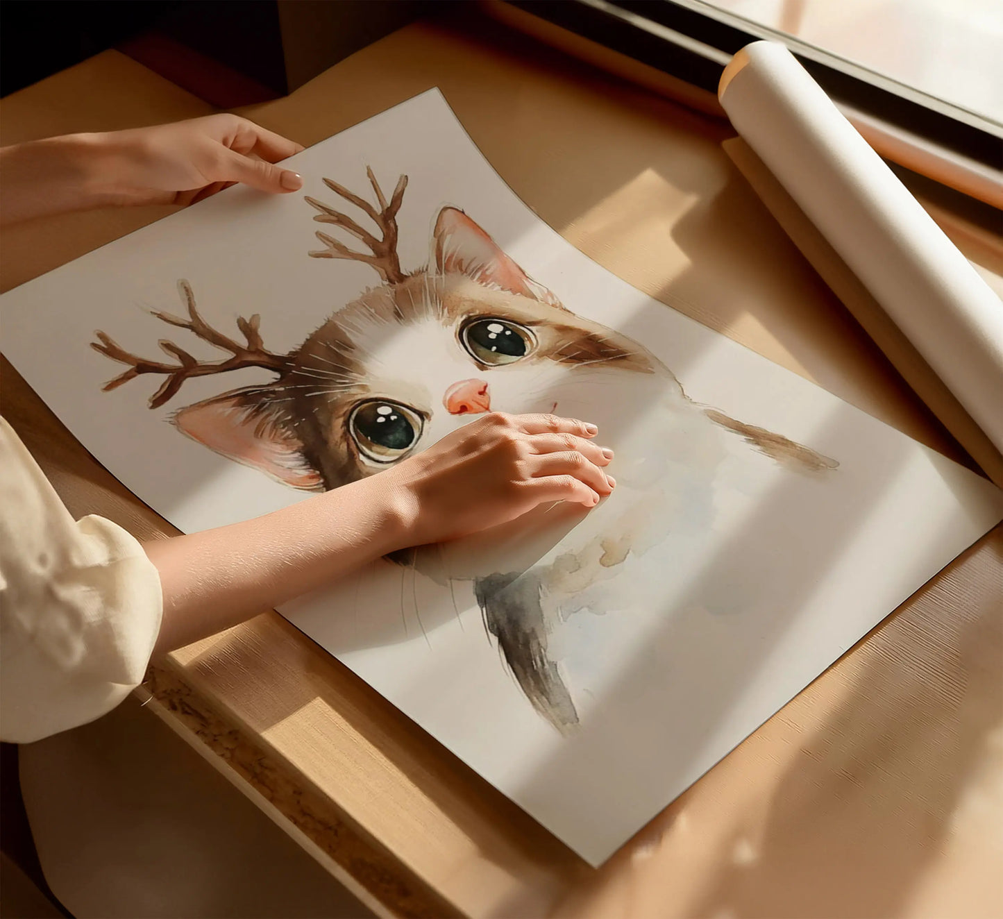 Котенце Сърничка Постер - Рисунки.бг