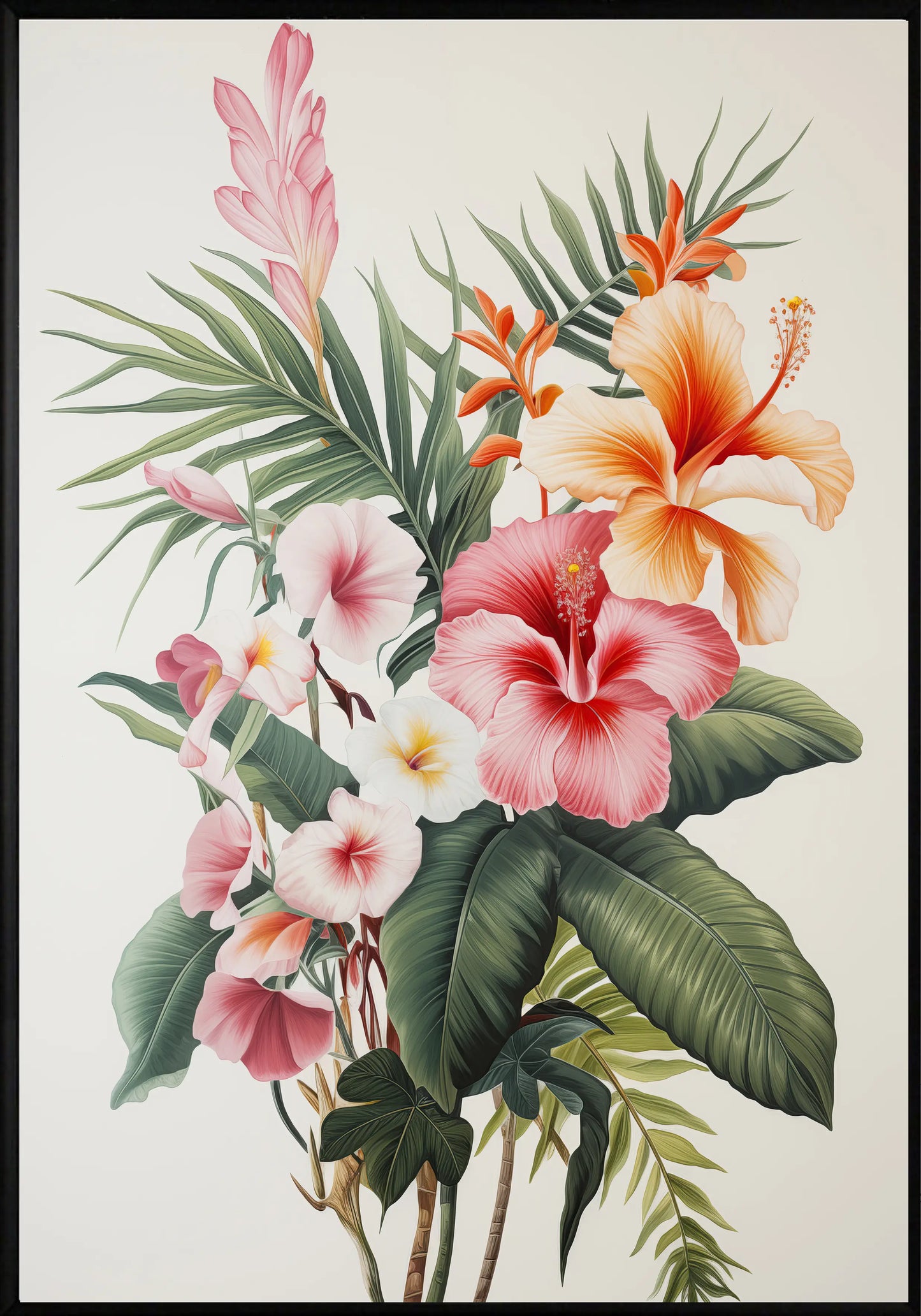 Красиви Цветя Постер - Рисунки.бг