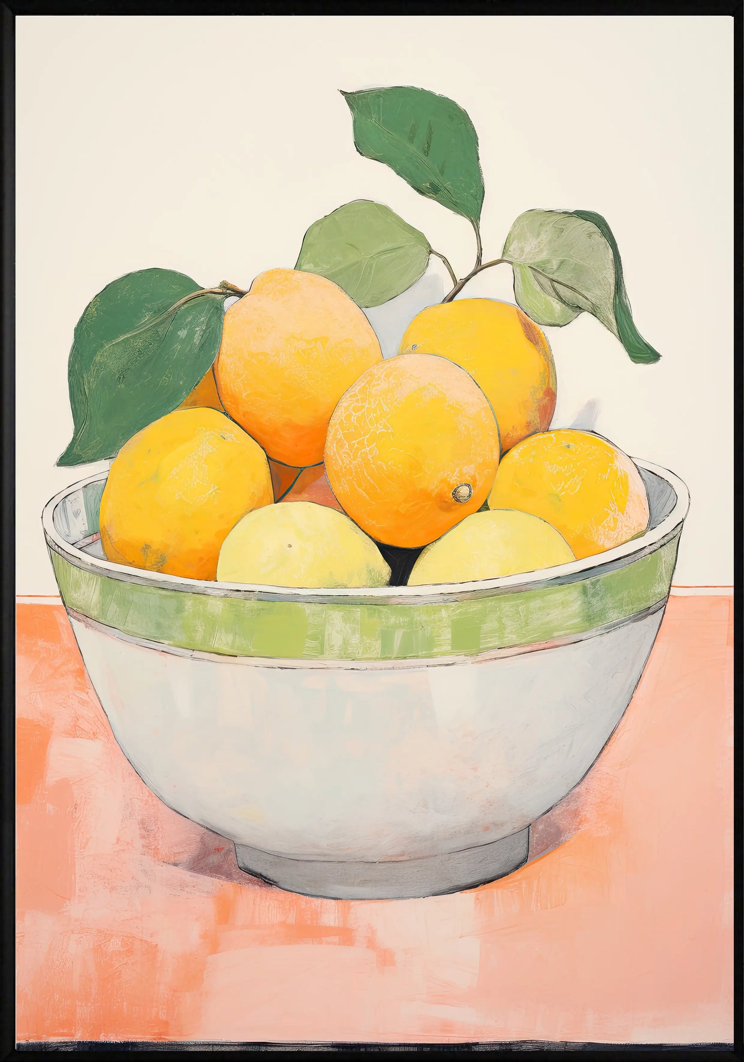 Купа С Лимони Постер - Рисунки.бг