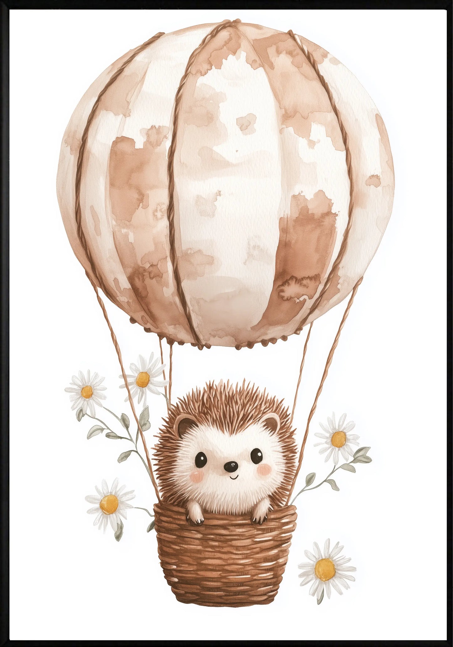 Летящ Таралеж Постер - Рисунки.бг