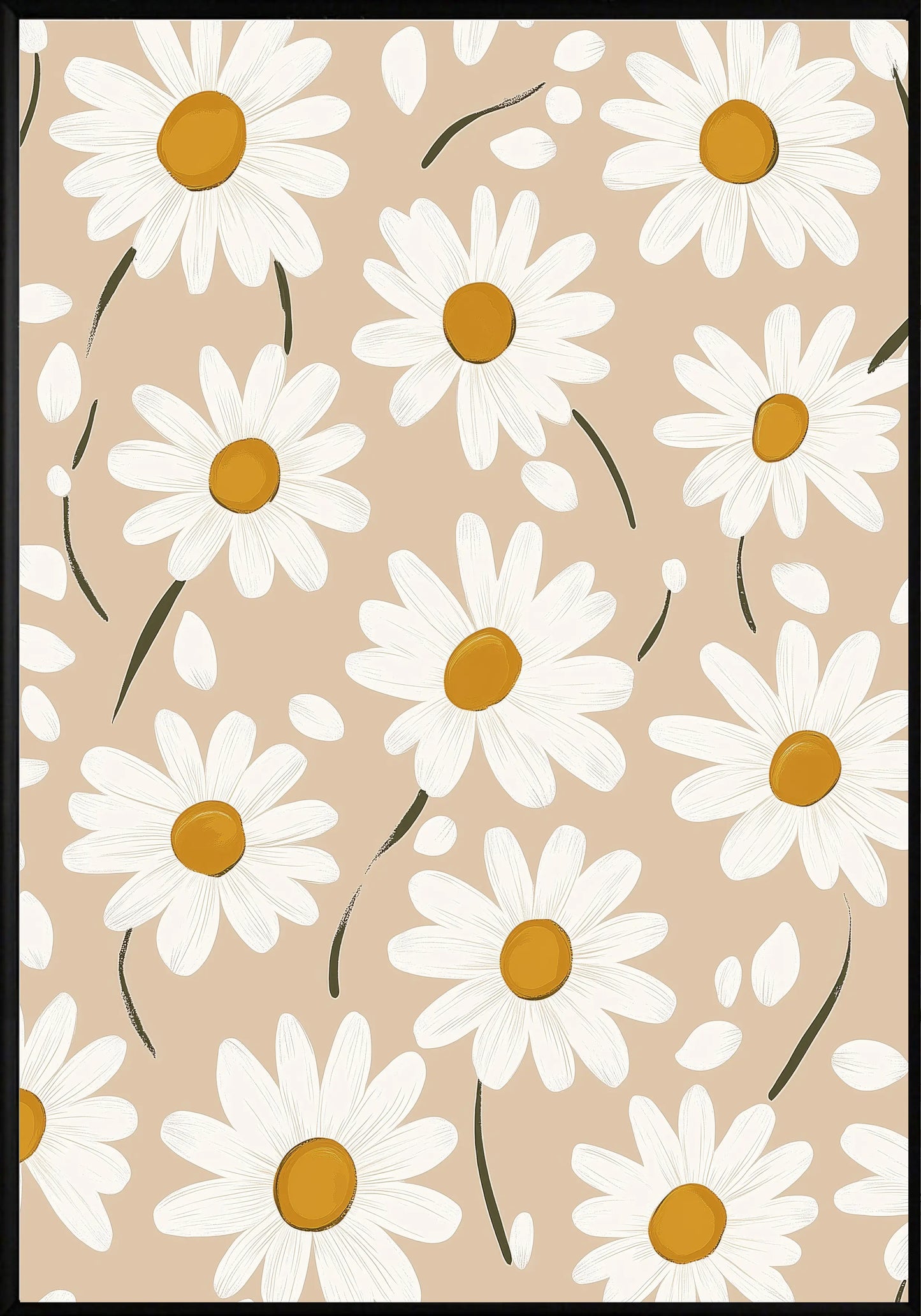 Маргаритки Постер - Рисунки.бг