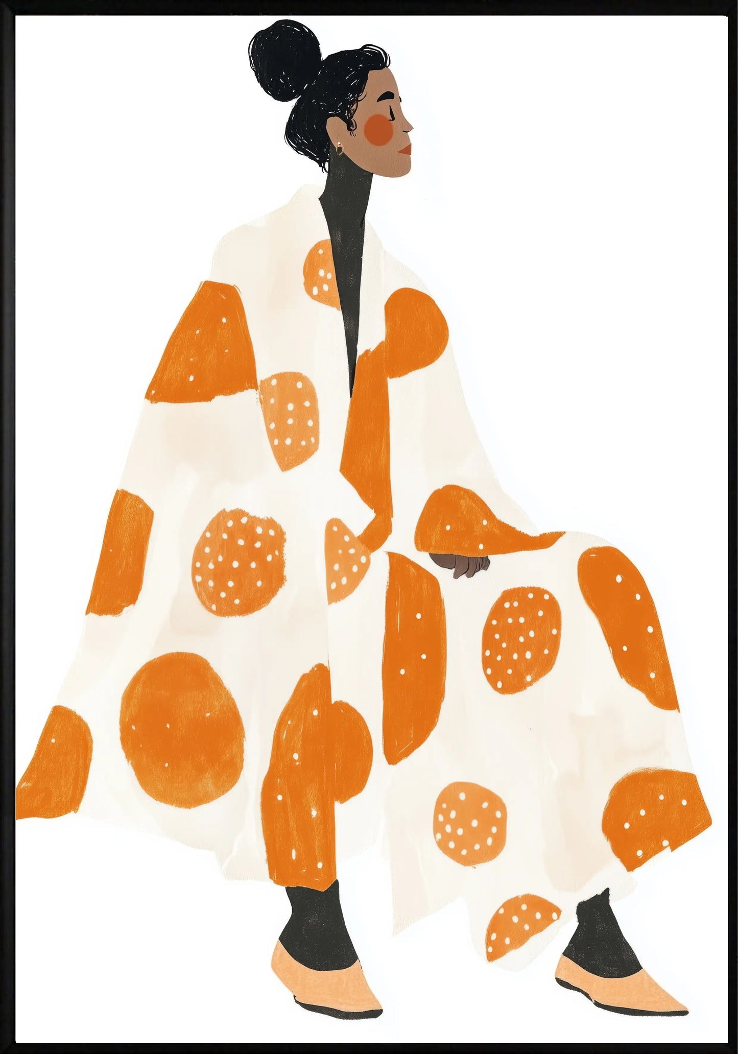 Оранжев Стил Постер - Рисунки.бг