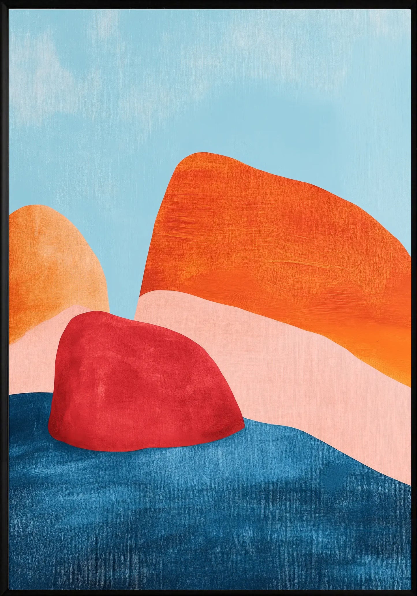 Оранжев Залез Постер - Рисунки.бг