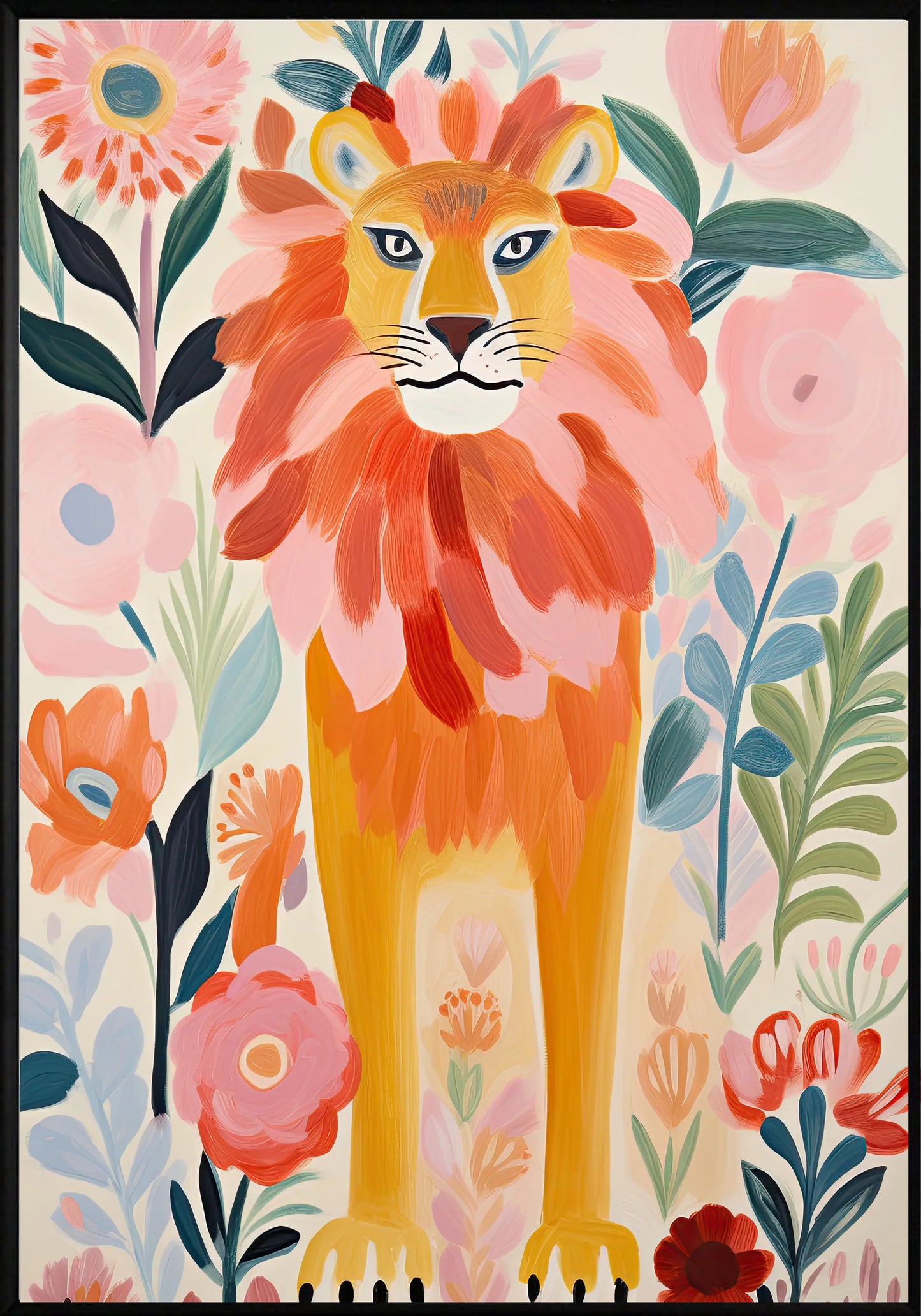 Рисунка на Лъв Постер - Рисунки.бг