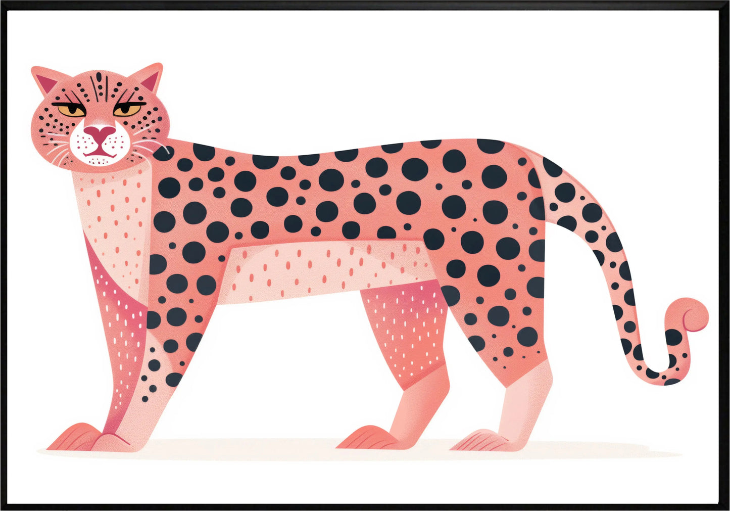 Розов тигър постер - Рисунки.бг