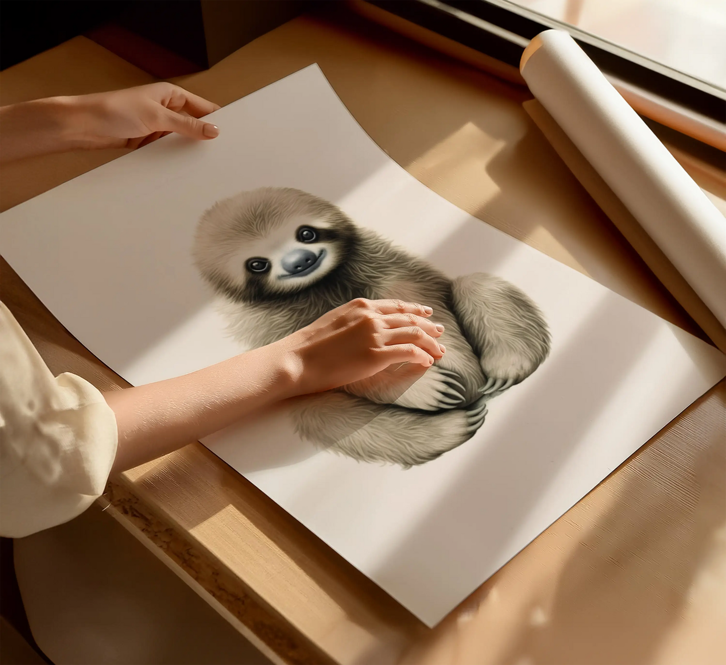 Ленивец Постер - Рисунки.бг