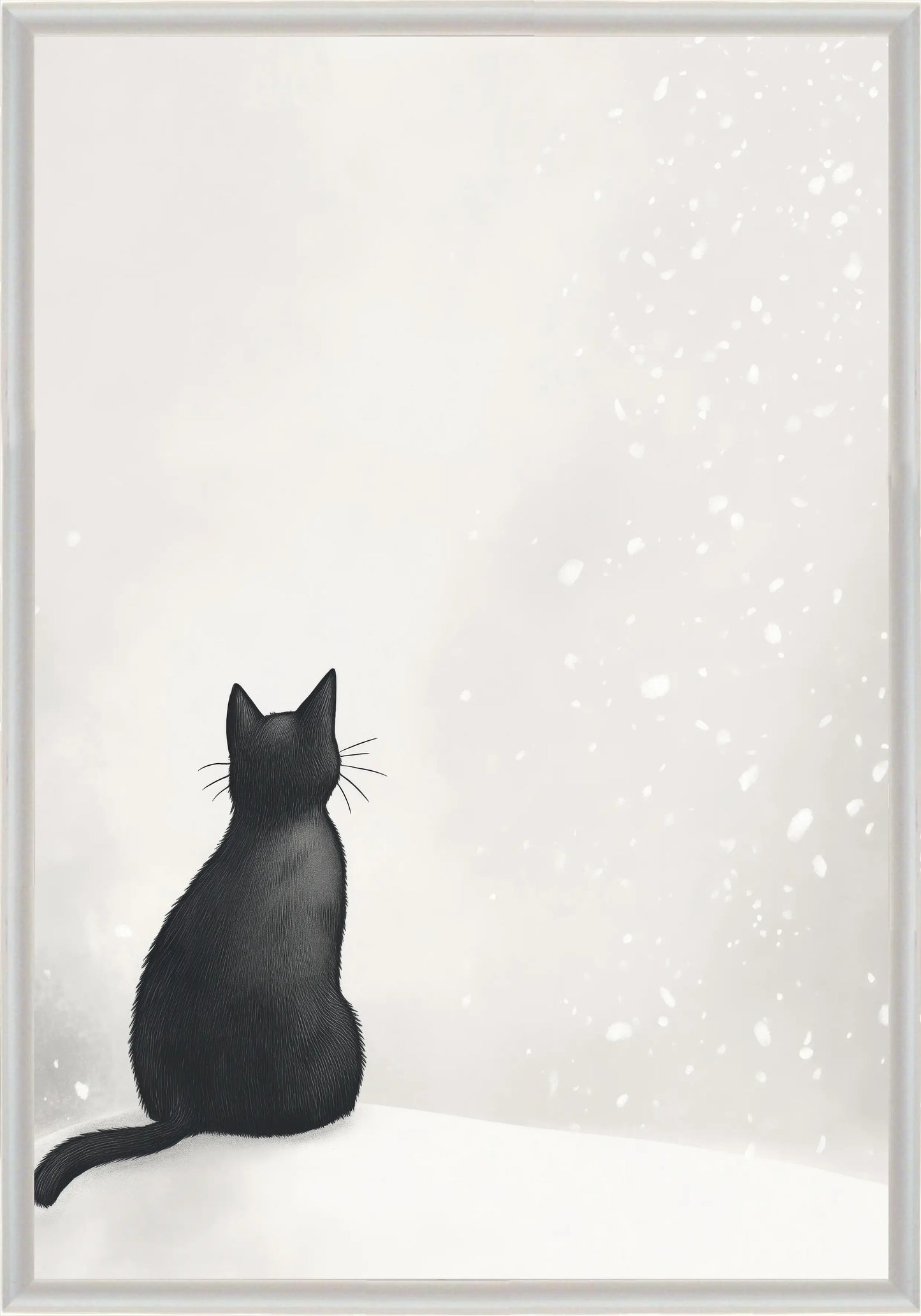 Снежна Котка Постер - Рисунки.бг