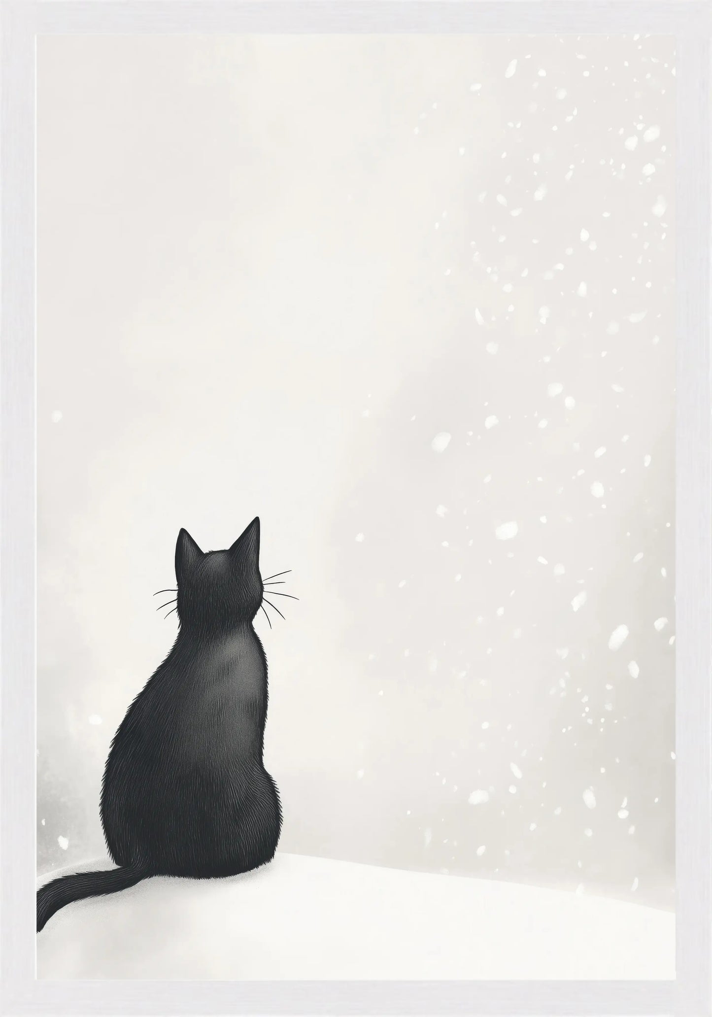 Снежна Котка Постер - Рисунки.бг