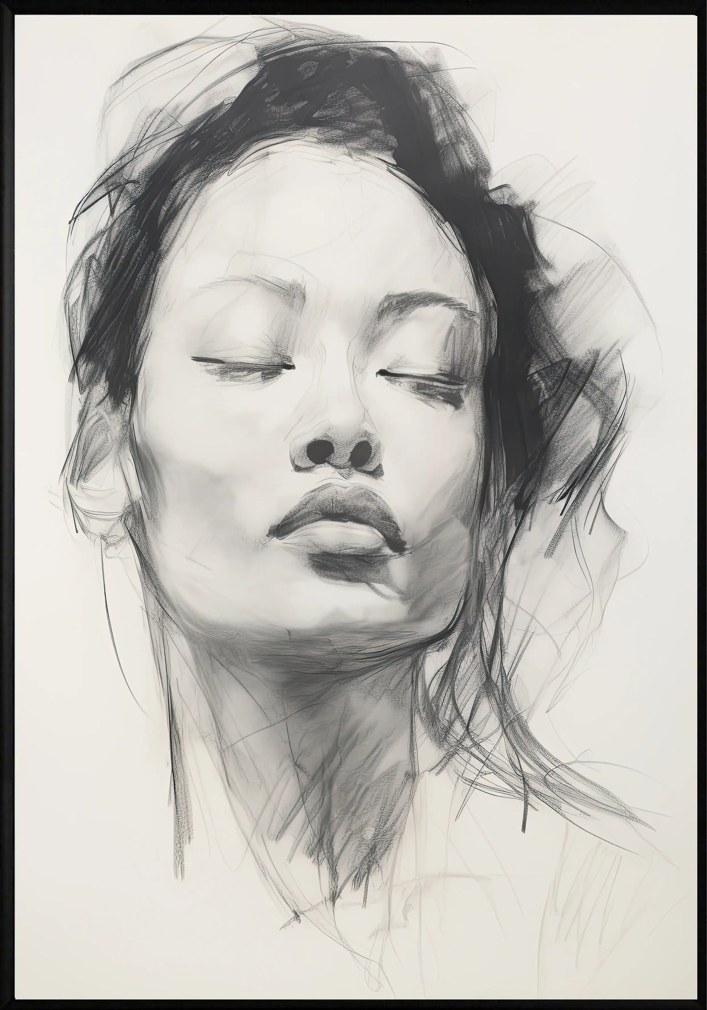 Спокойствие в Графит Постер - Рисунки.бг