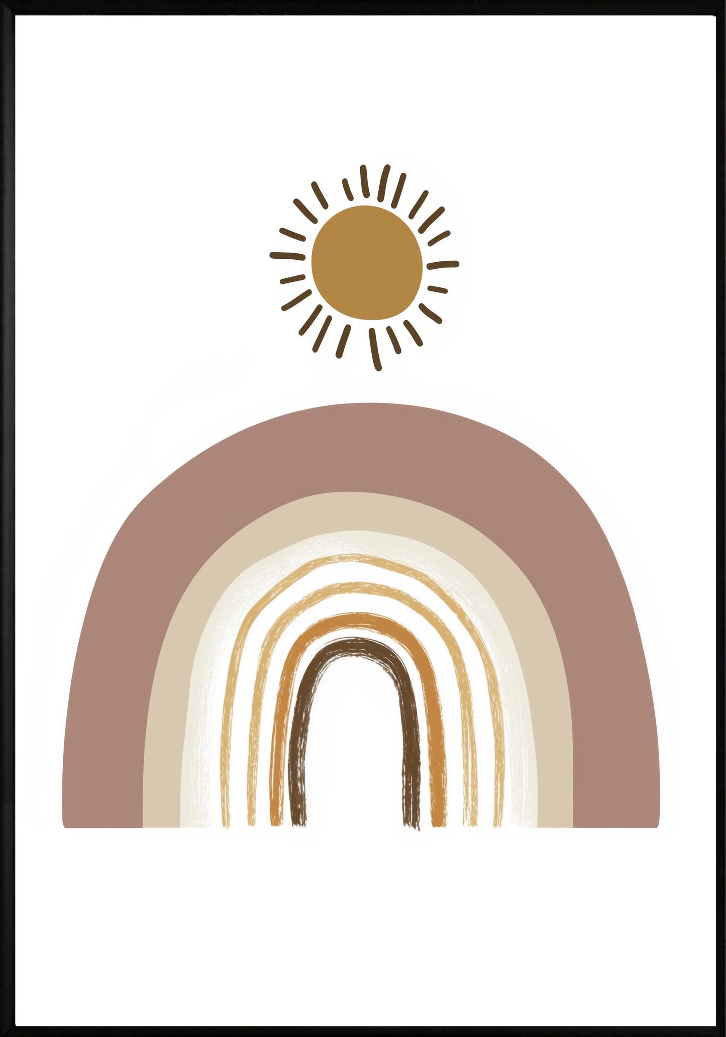 Слънце небе постер - Рисунки.бг