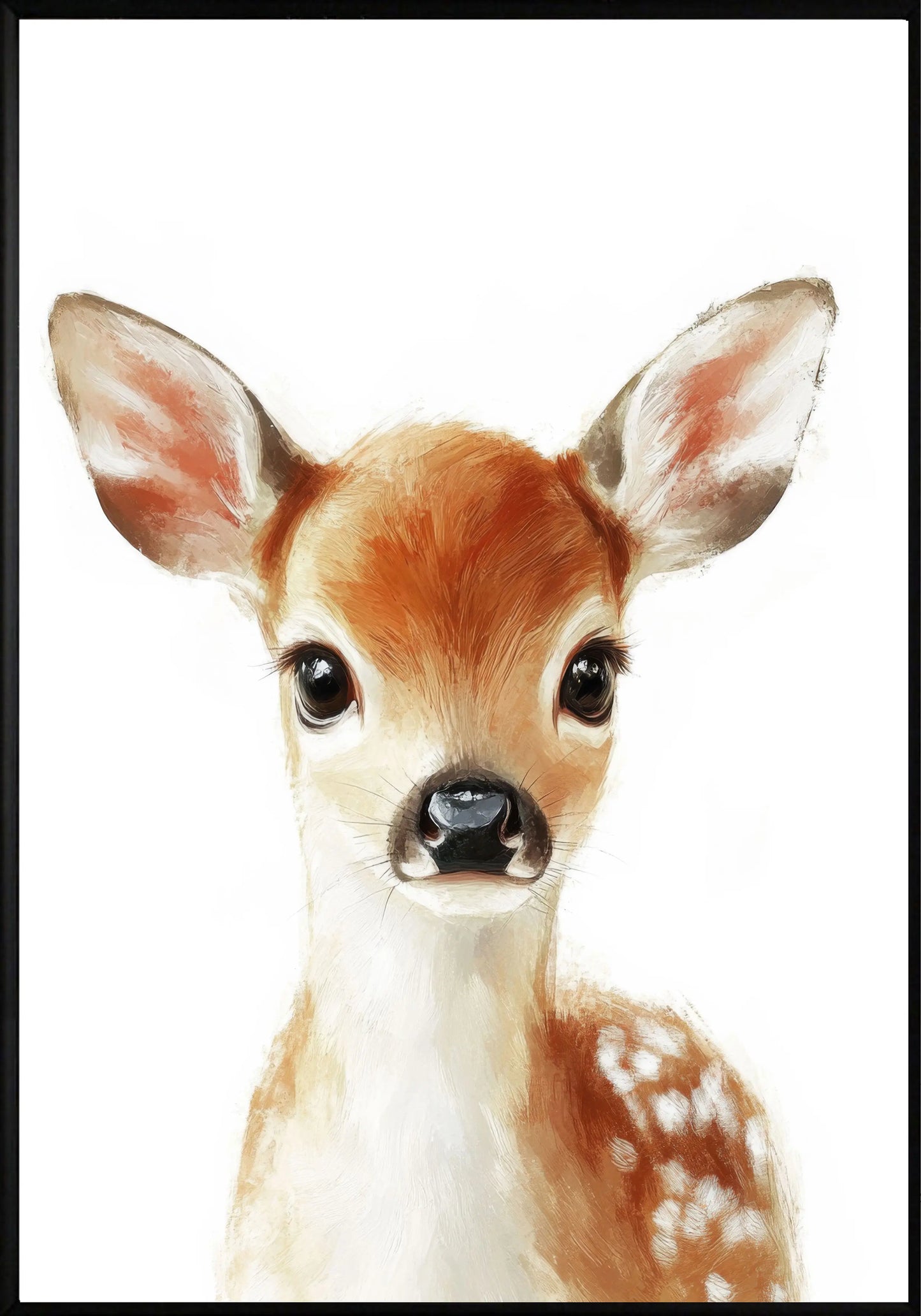 Сърничка на бял фон - постер - Рисунки.бг