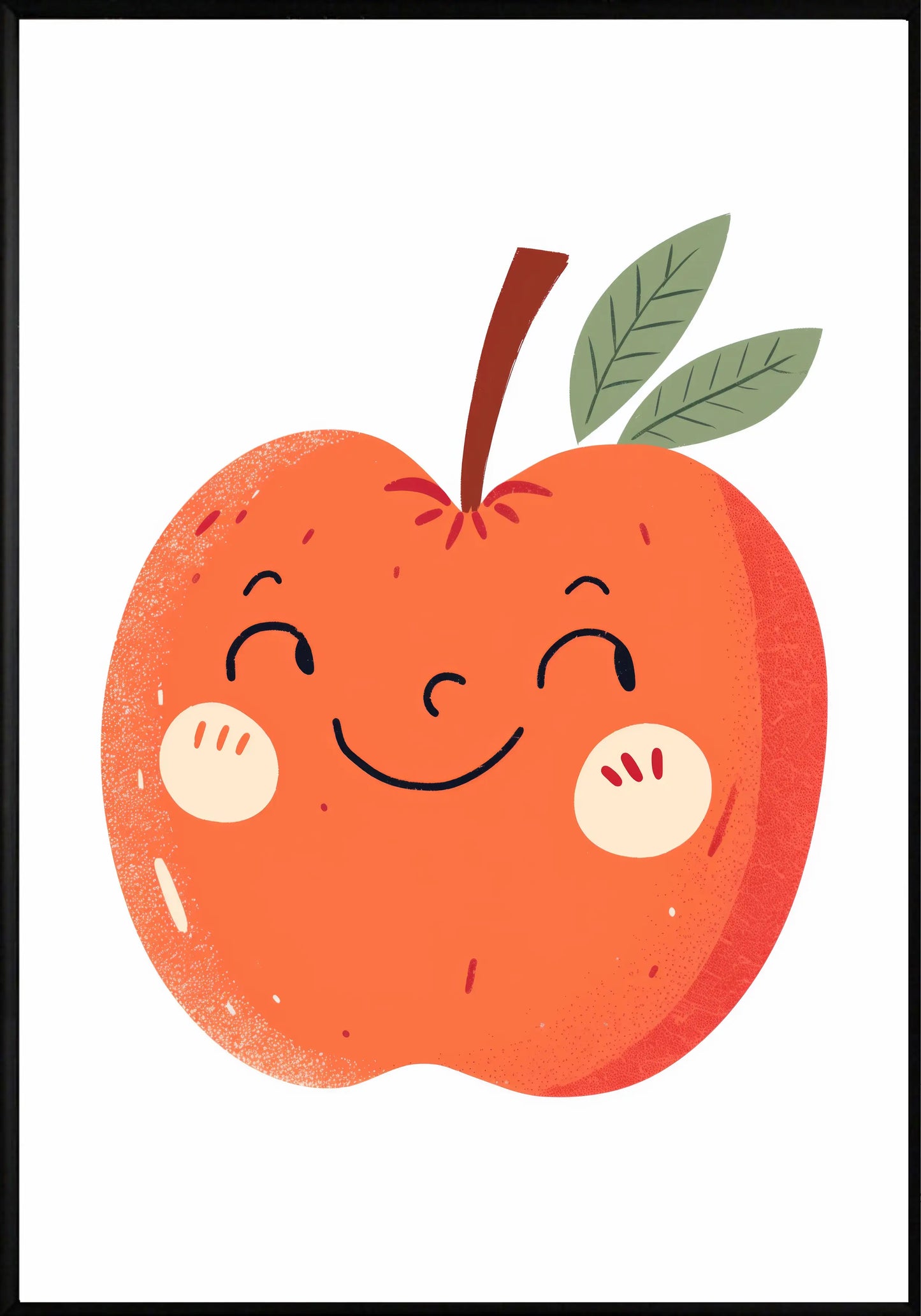 Усмихнат Домат Постер - Рисунки.бг