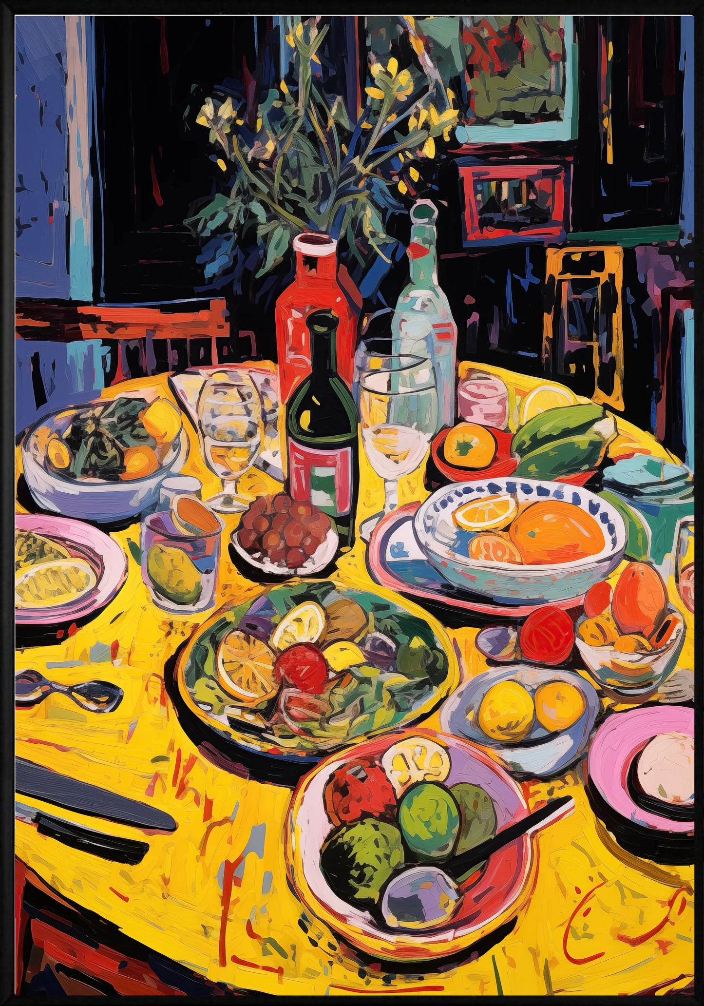 Вечеря по Италиански Постер - Рисунки.бг