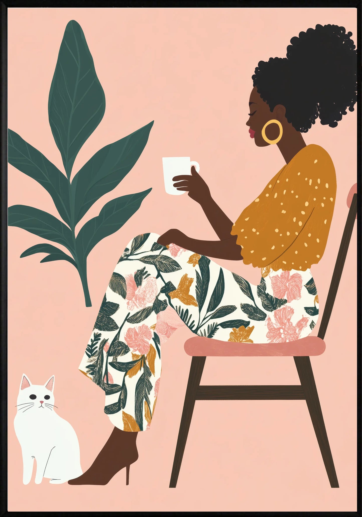 Време За Кафе Постер - Рисунки.бг