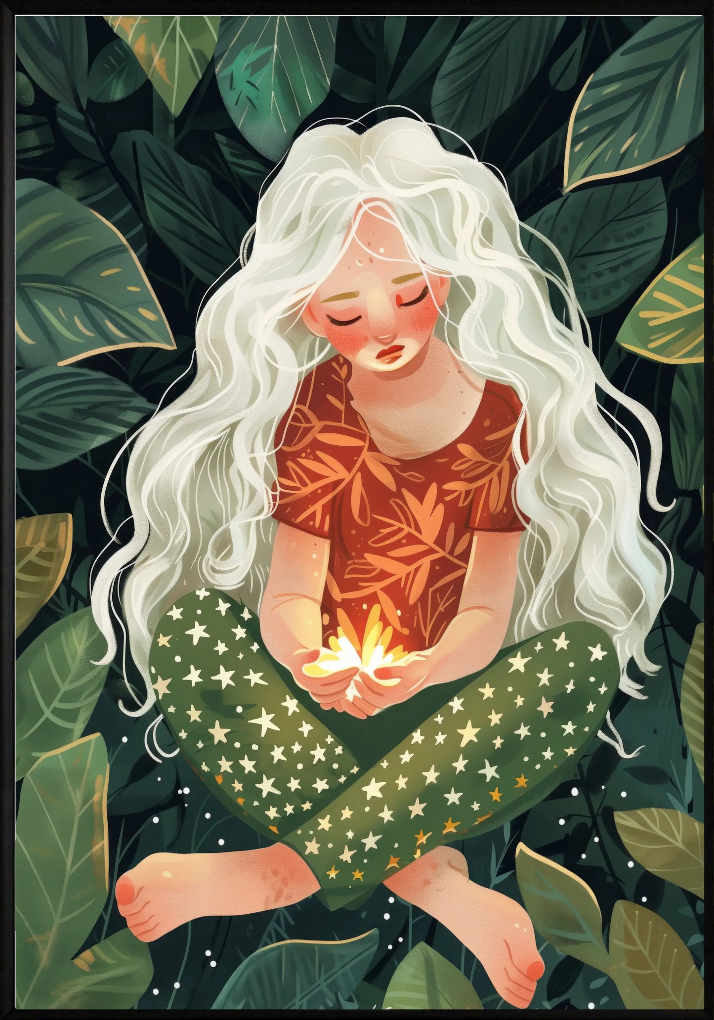 Вълшебно Цвете Постер - Рисунки.бг