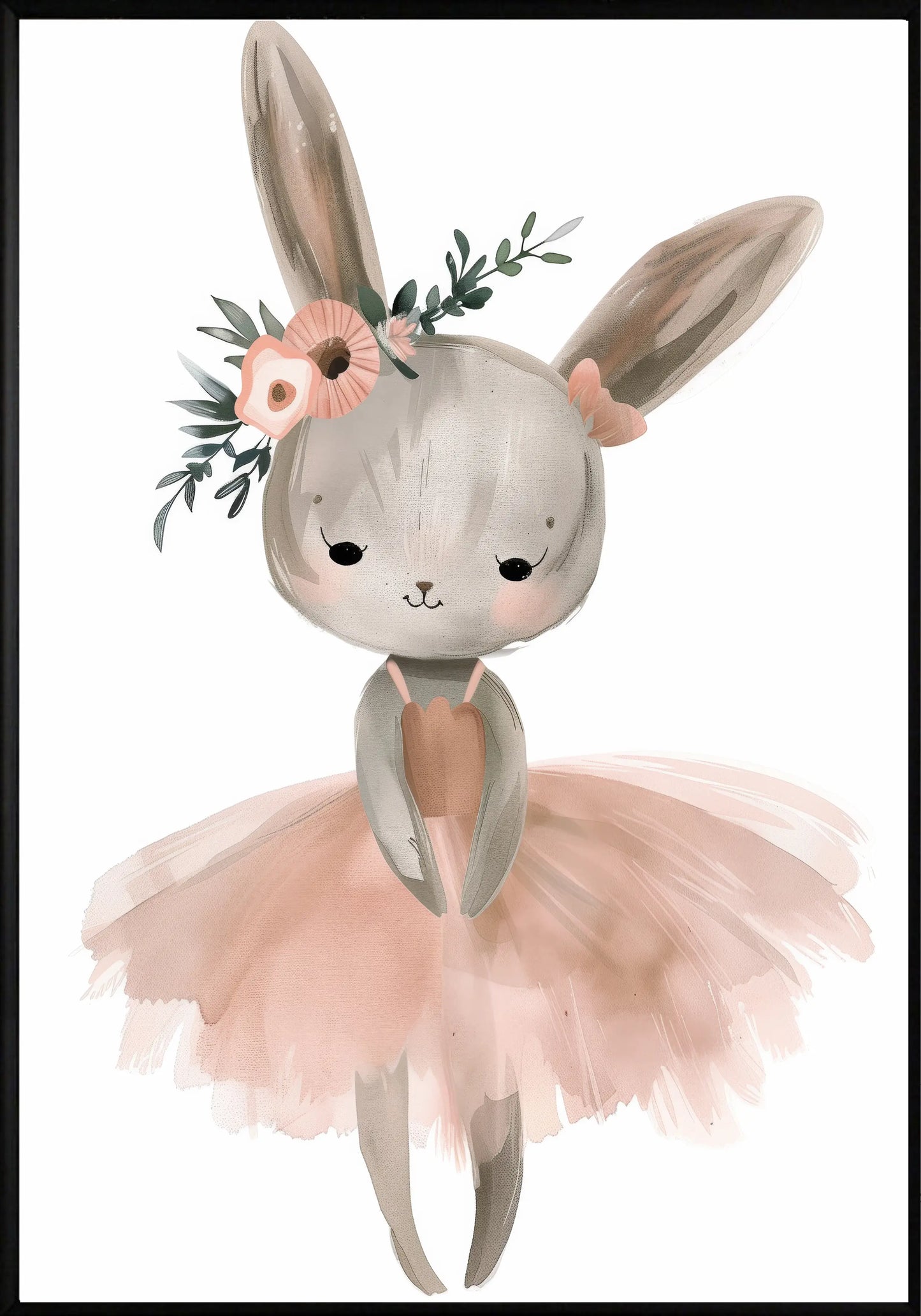 Зайче Балерина Постер - Рисунки.бг