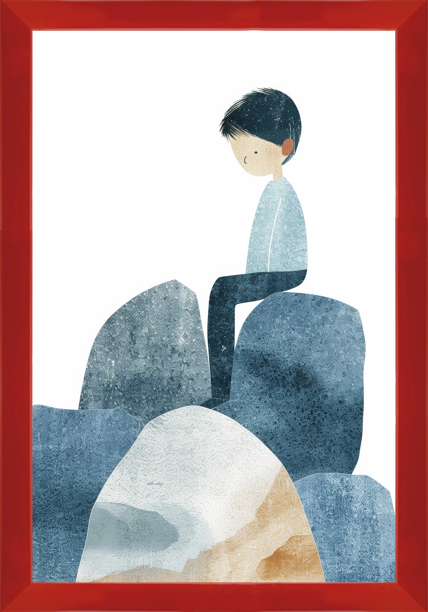 Замислено Момче Постер - Рисунки.бг