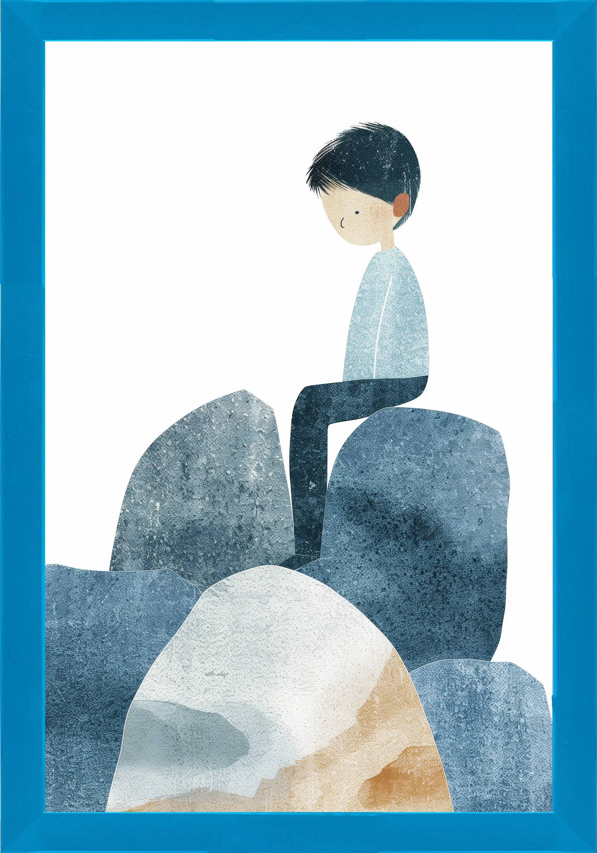 Замислено Момче Постер - Рисунки.бг