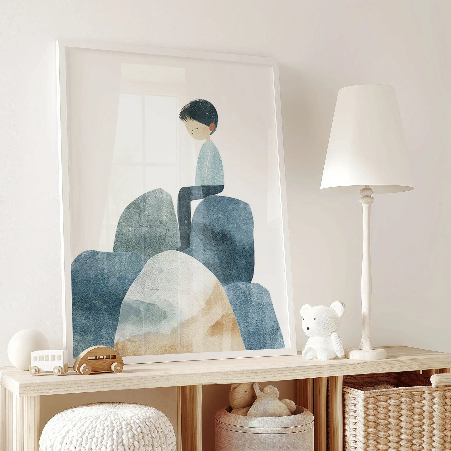 Замислено Момче Постер - Рисунки.бг