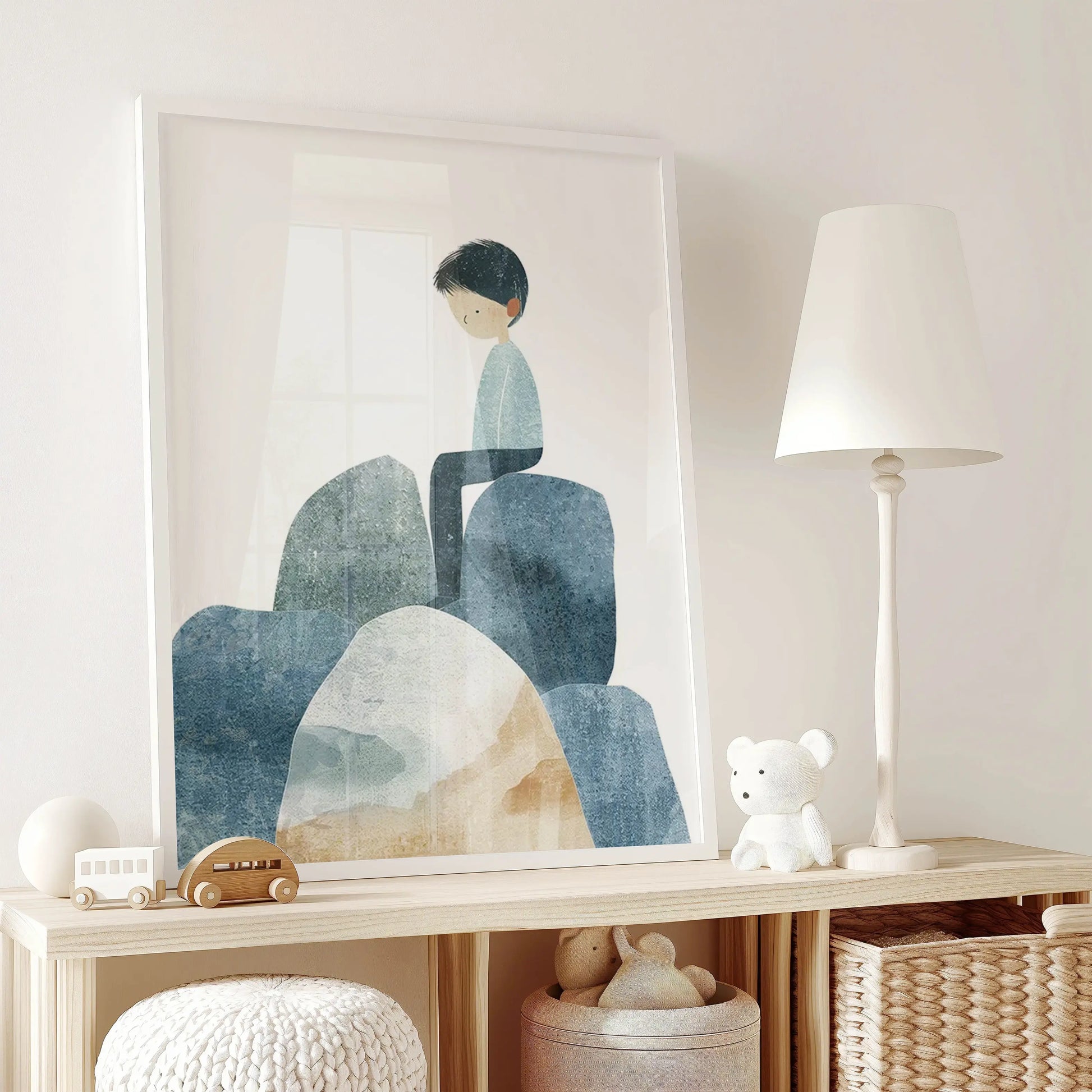 Замислено Момче Постер - Рисунки.бг