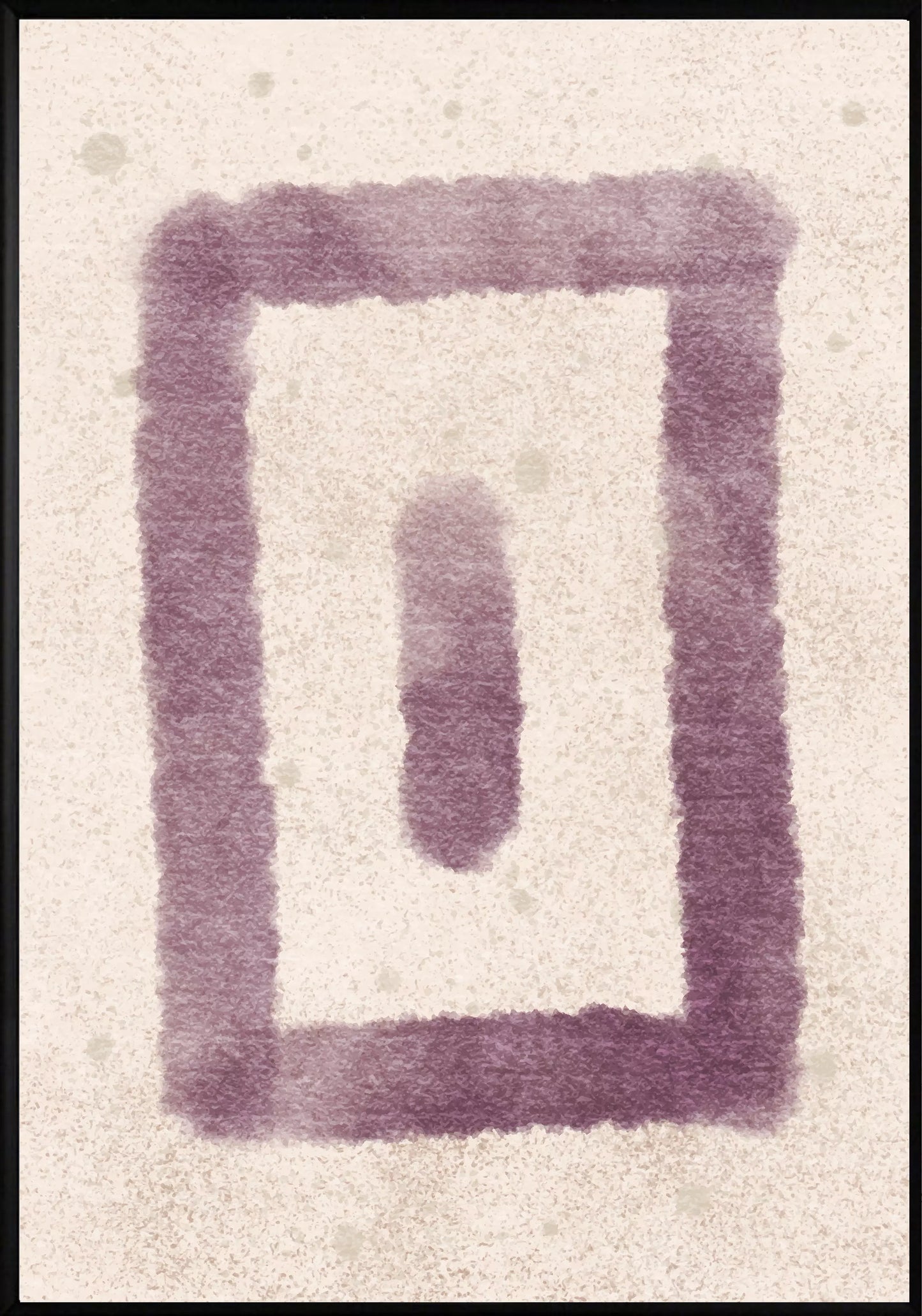 Пурпурен Абстракт Постер - Рисунки.бг