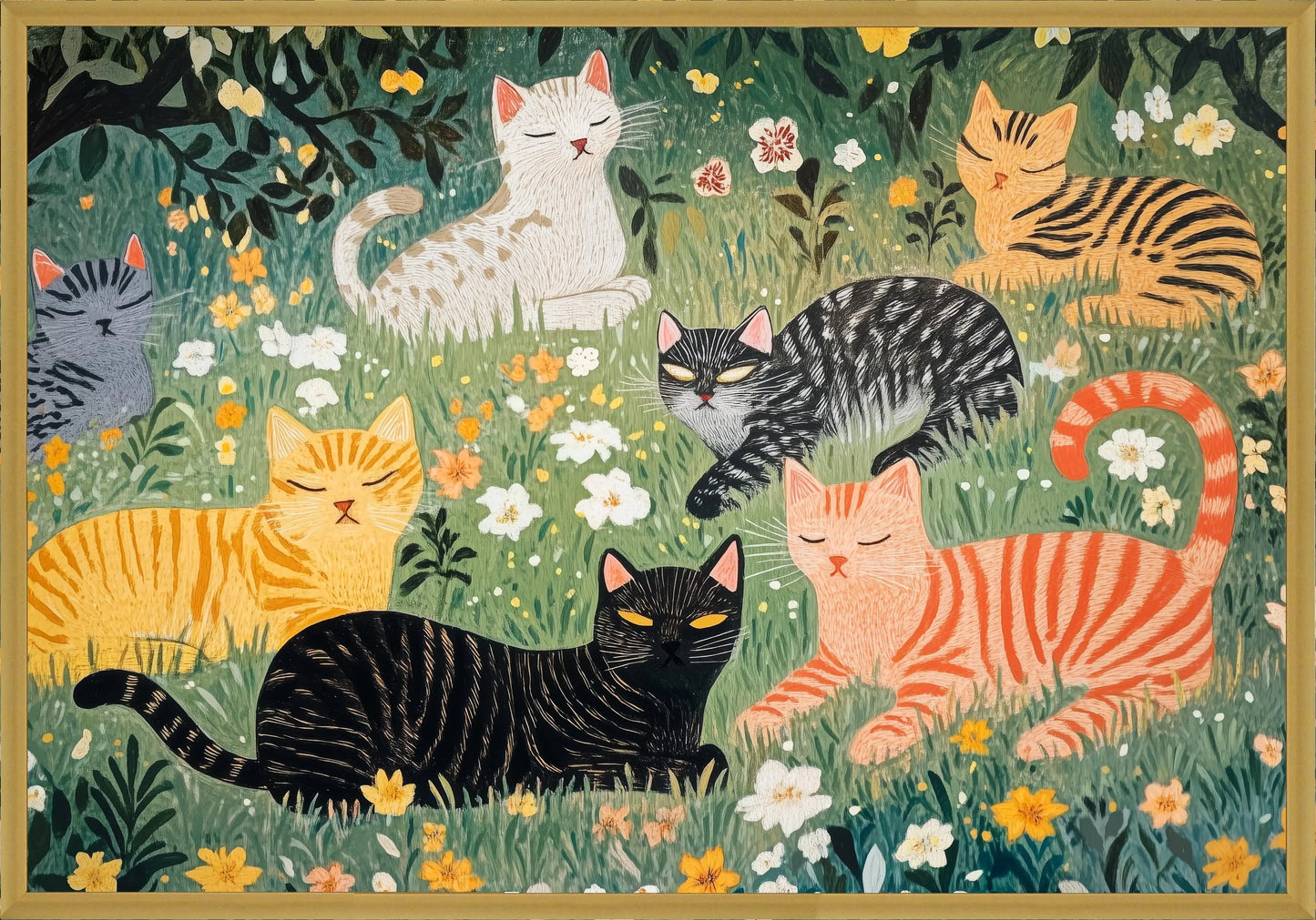 Котки постер - Рисунки.бг 
