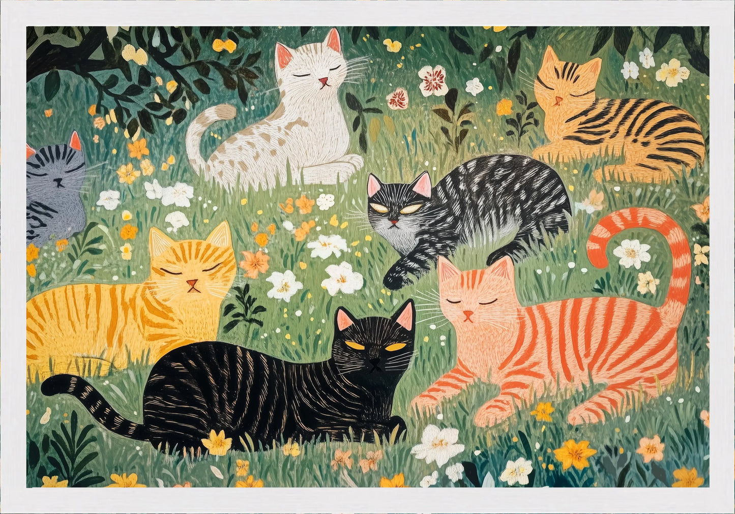 Котки постер - Рисунки.бг 