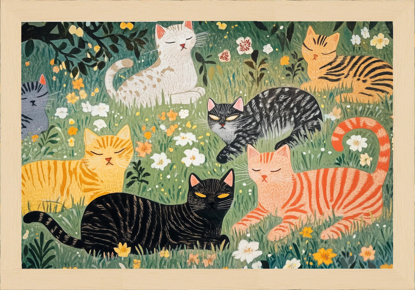 Котки постер - Рисунки.бг 