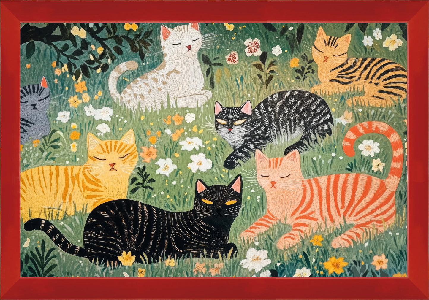 Котки постер - Рисунки.бг 