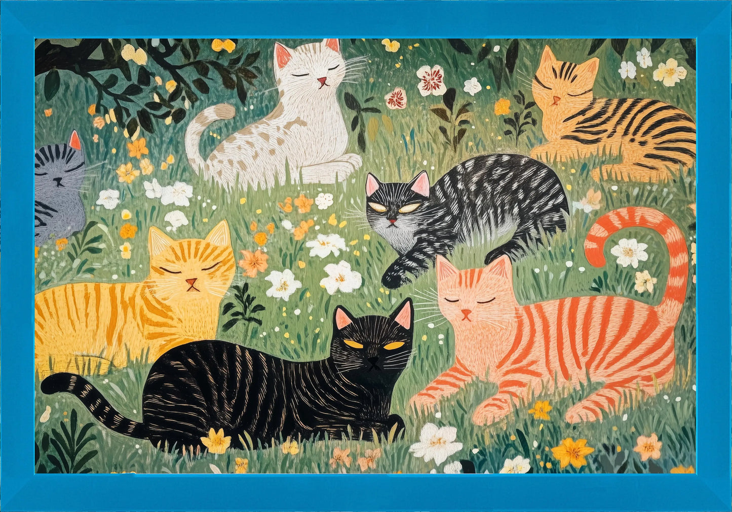 Котки постер - Рисунки.бг 