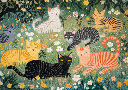 Котки постер - Рисунки.бг 