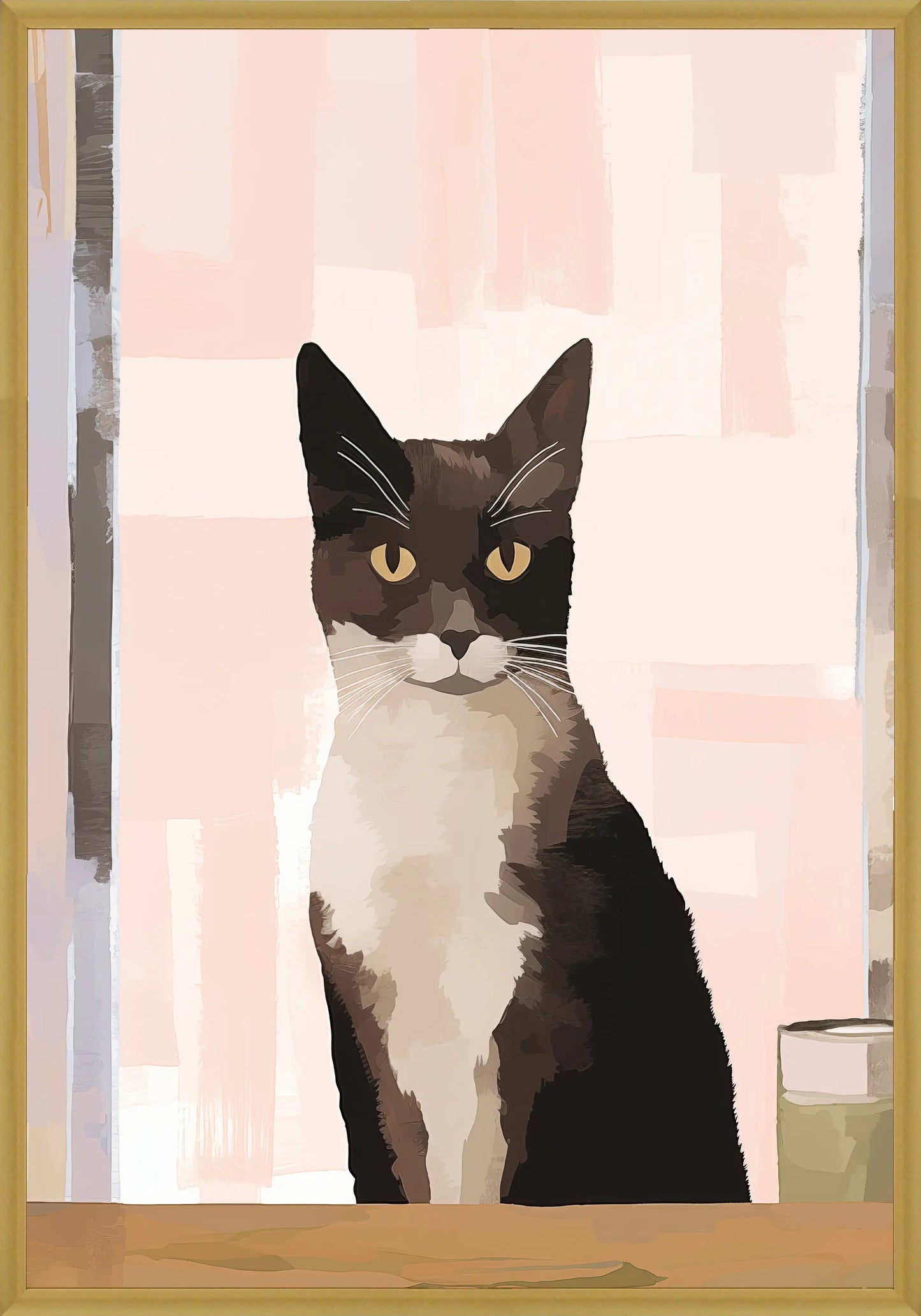 Сериозно Коте Постер - Рисунки.бг 