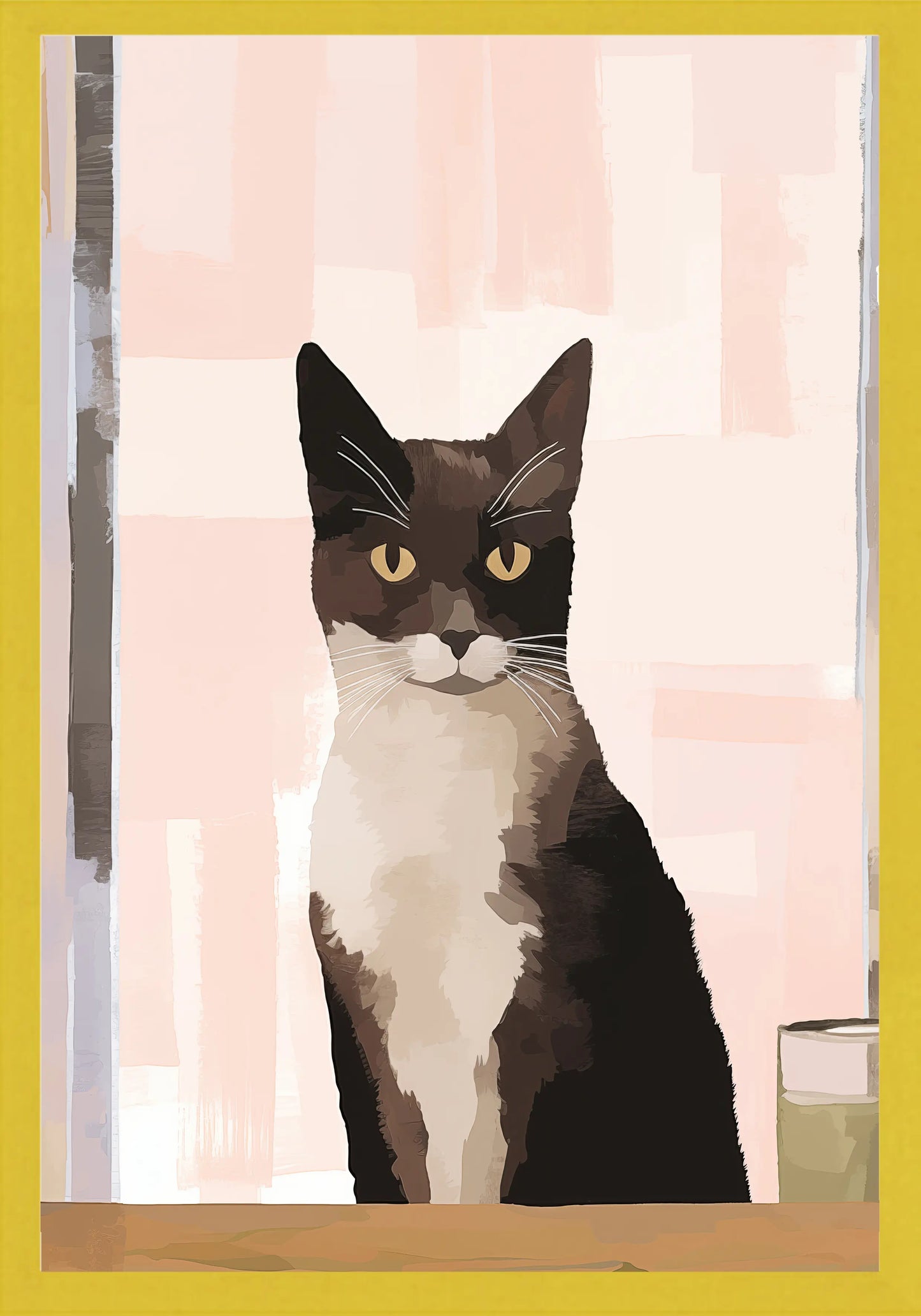 Сериозно Коте Постер - Рисунки.бг 