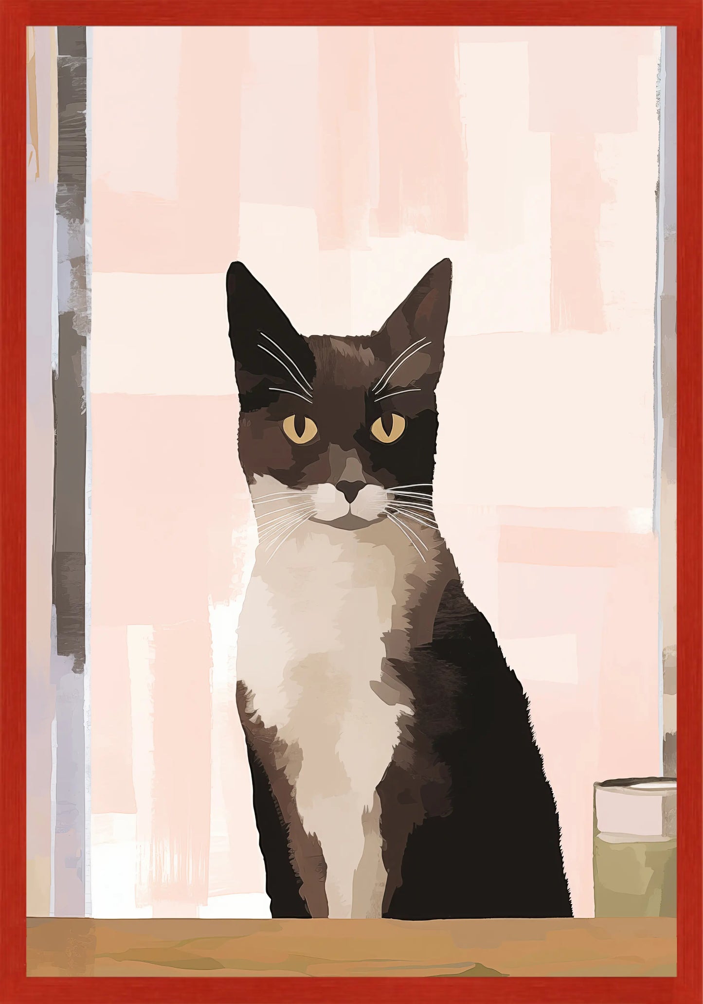 Сериозно Коте Постер - Рисунки.бг 