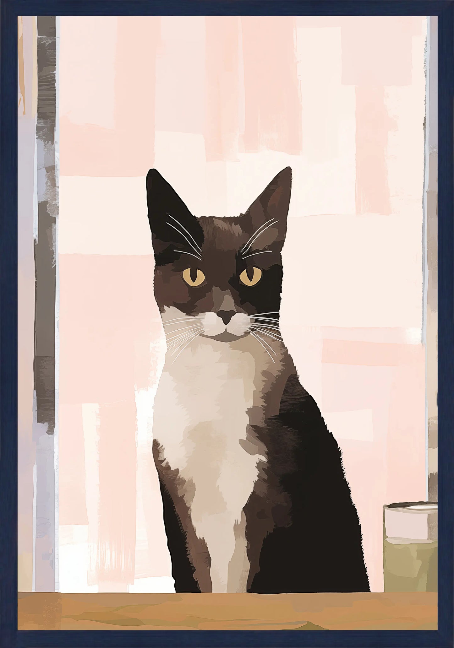 Сериозно Коте Постер - Рисунки.бг 