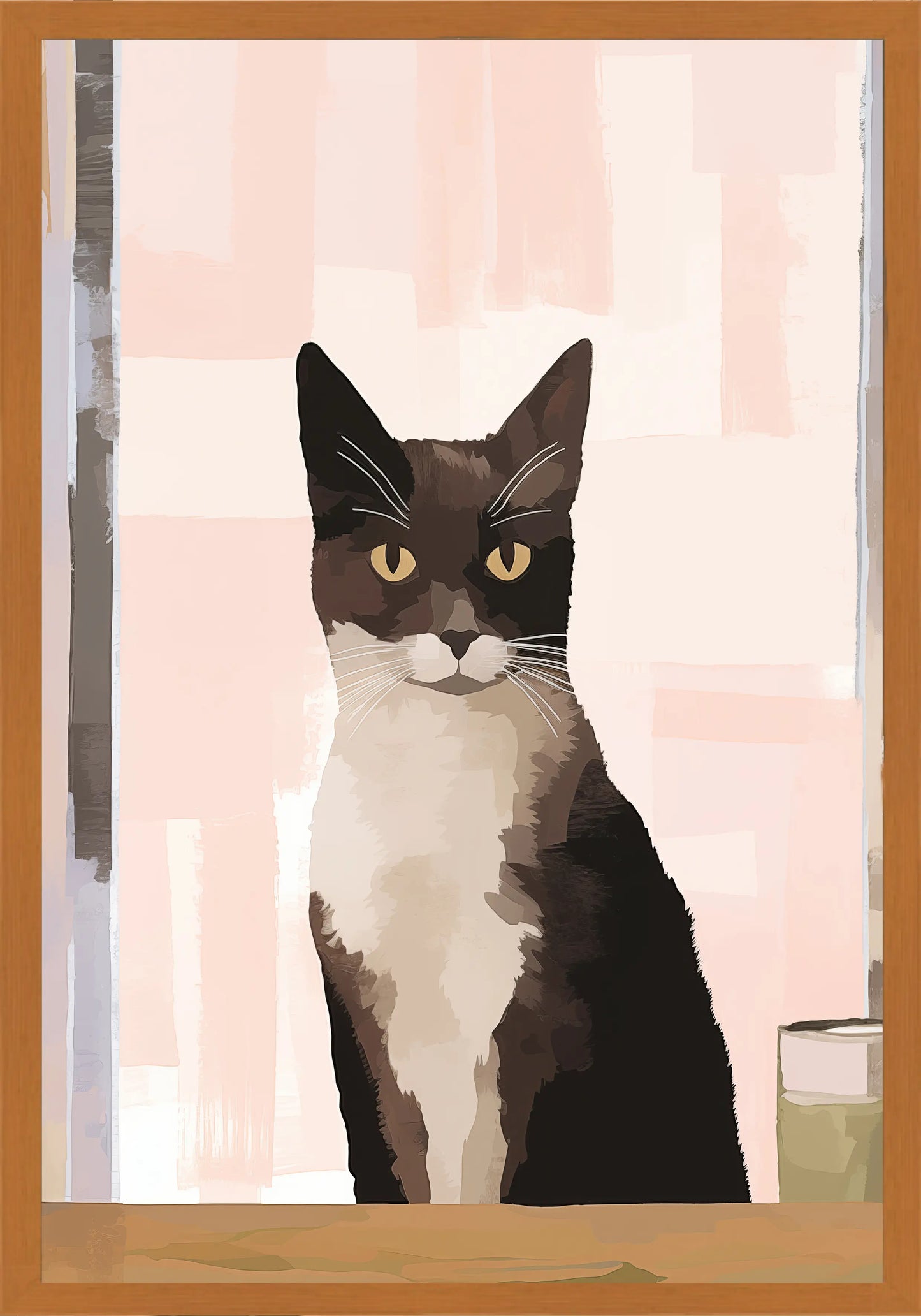 Сериозно Коте Постер - Рисунки.бг 